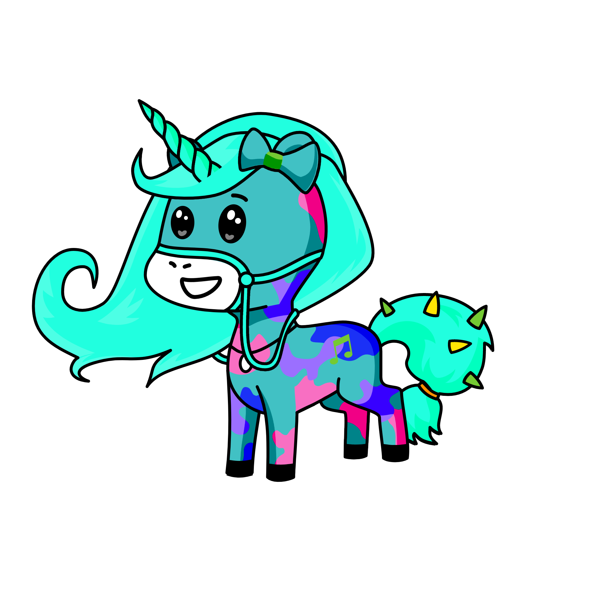 violet, the unicorn