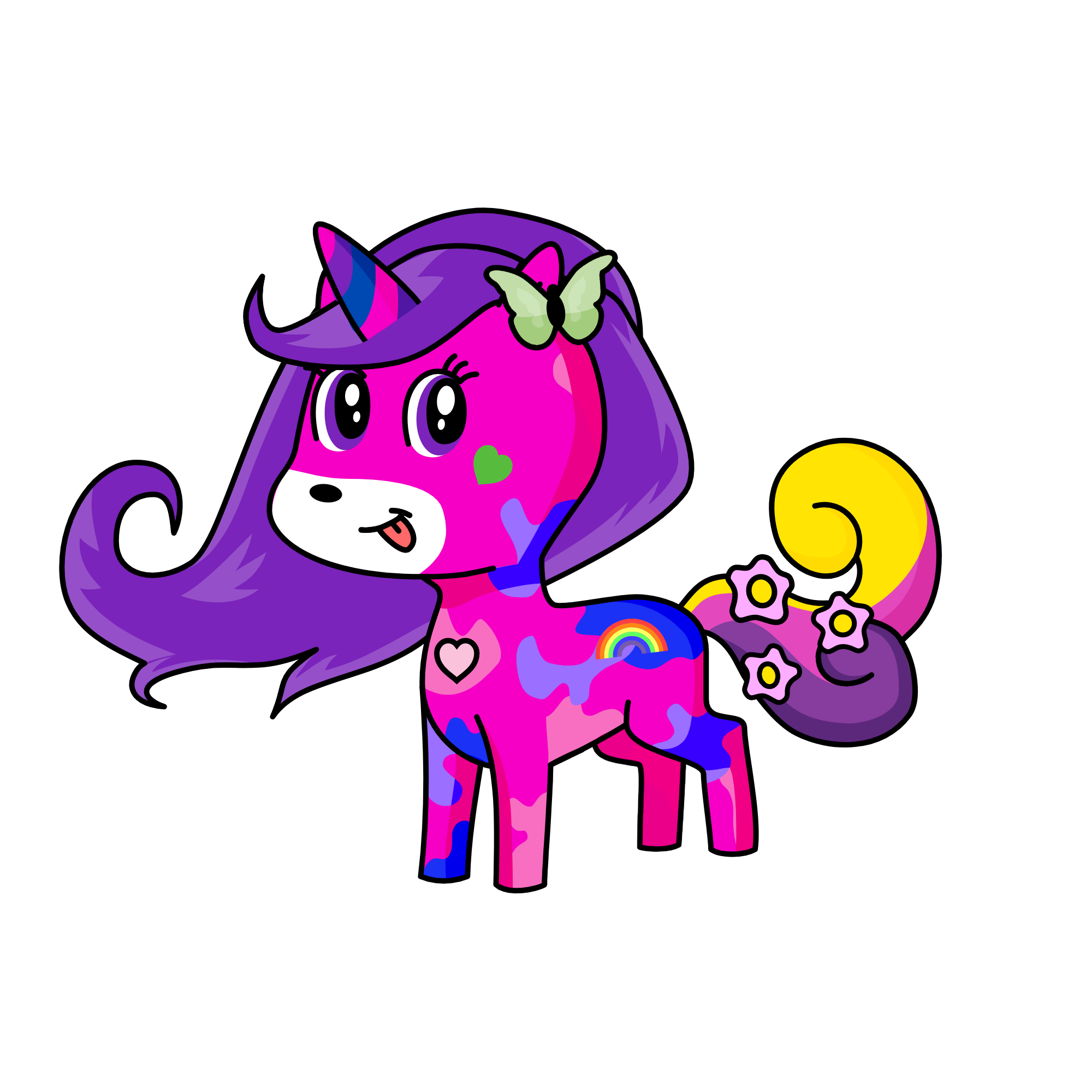 Fluffy, the unicorn
