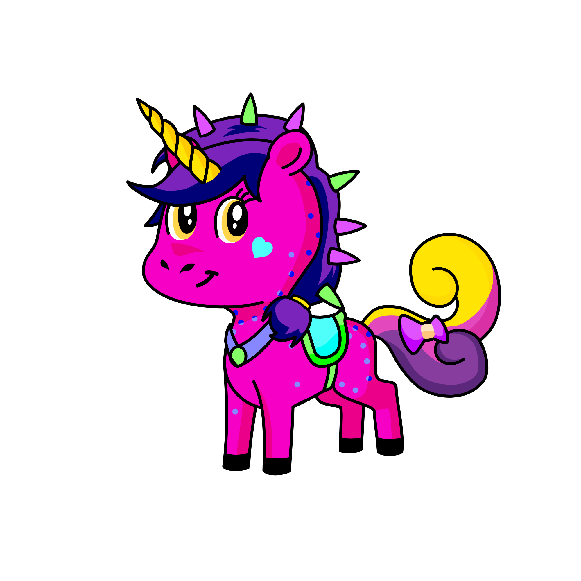 Stardust, the unicorn