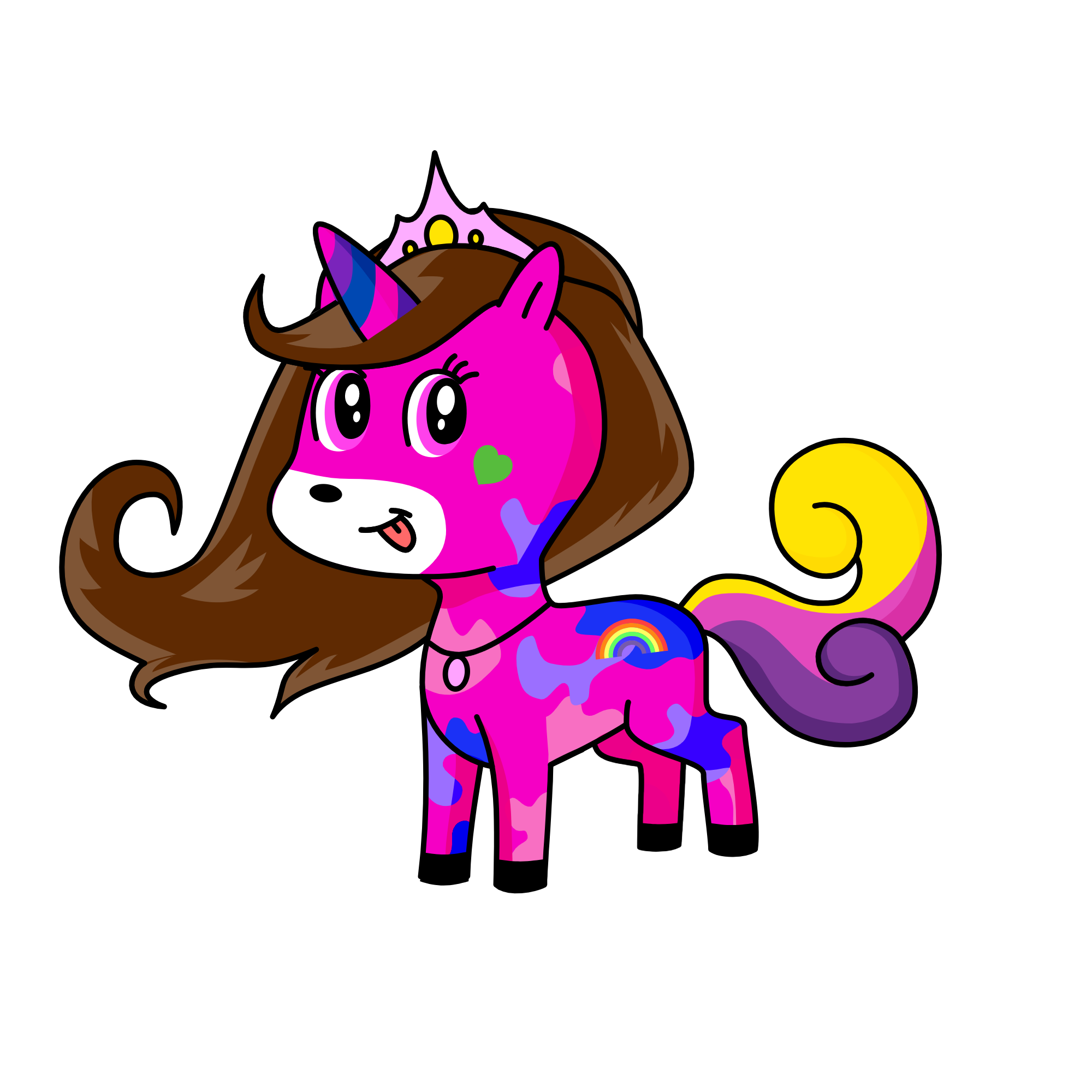 Fluffy, the unicorn
