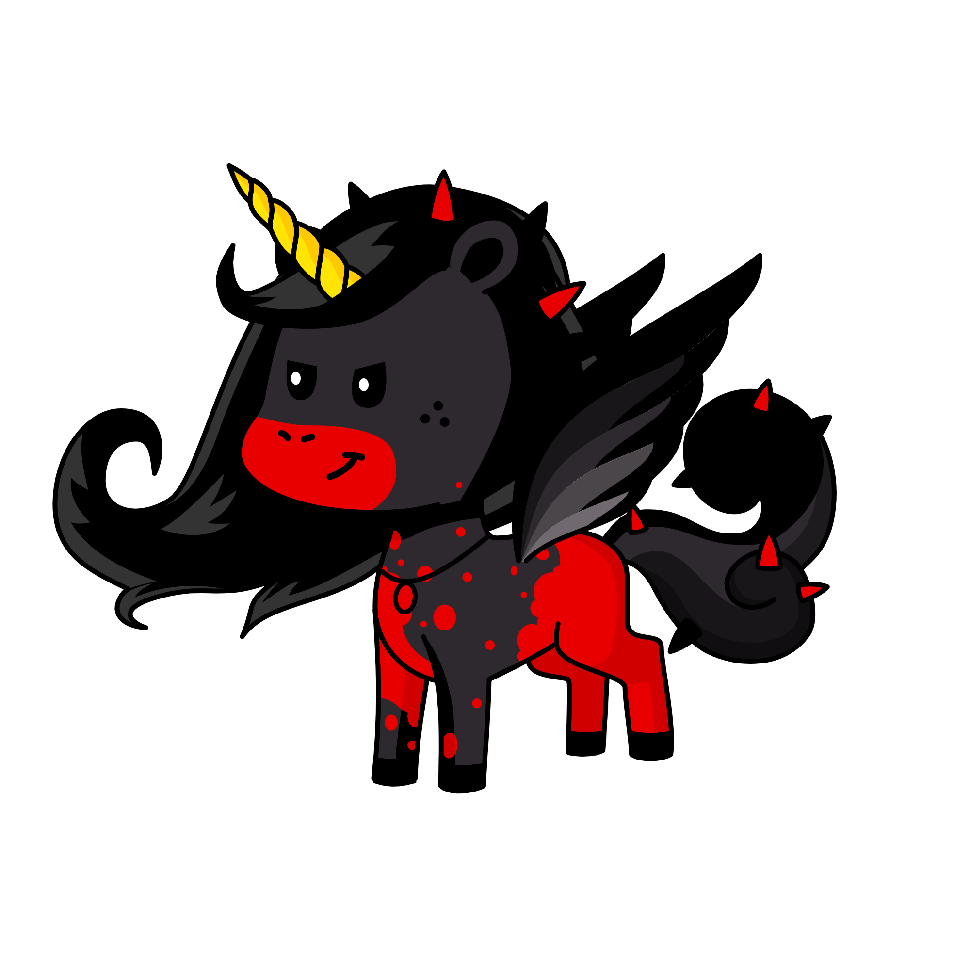 Princess murder blood, the unicorn