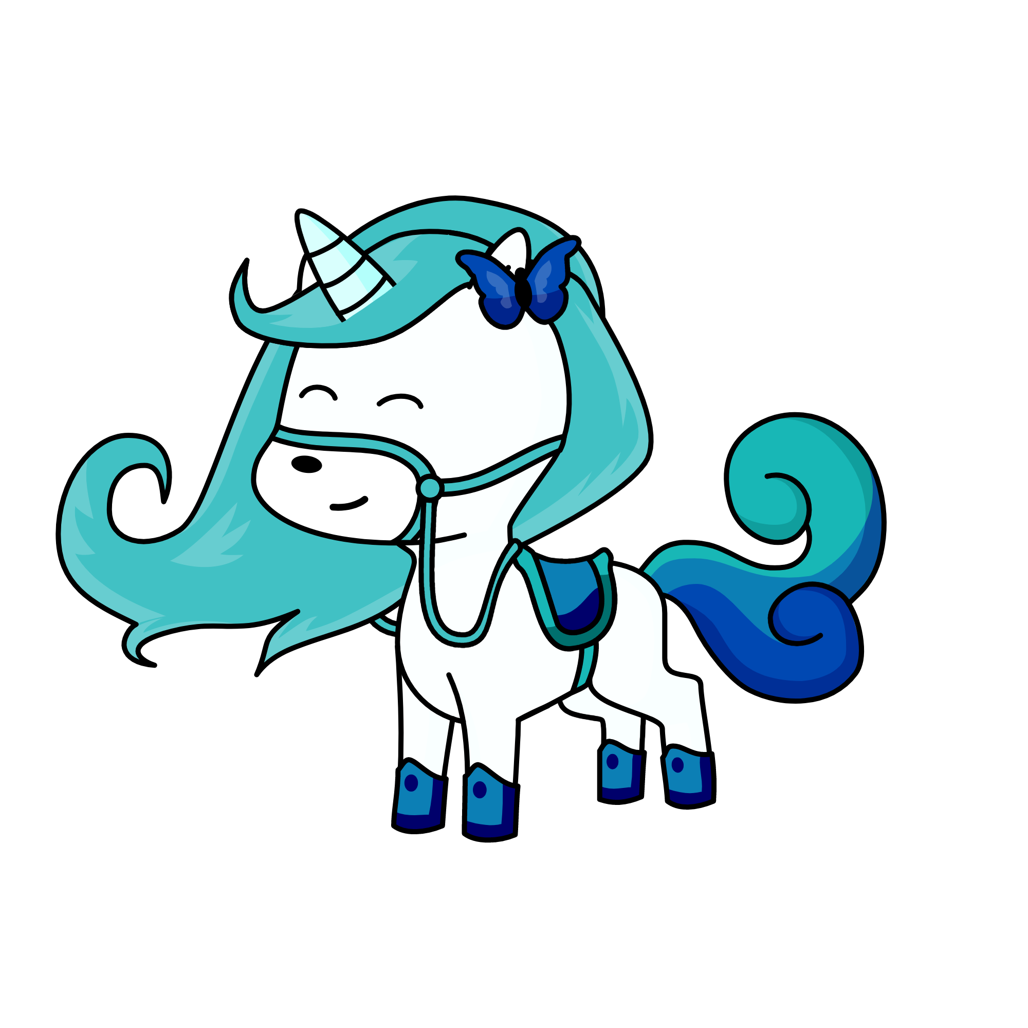 snowy, the unicorn