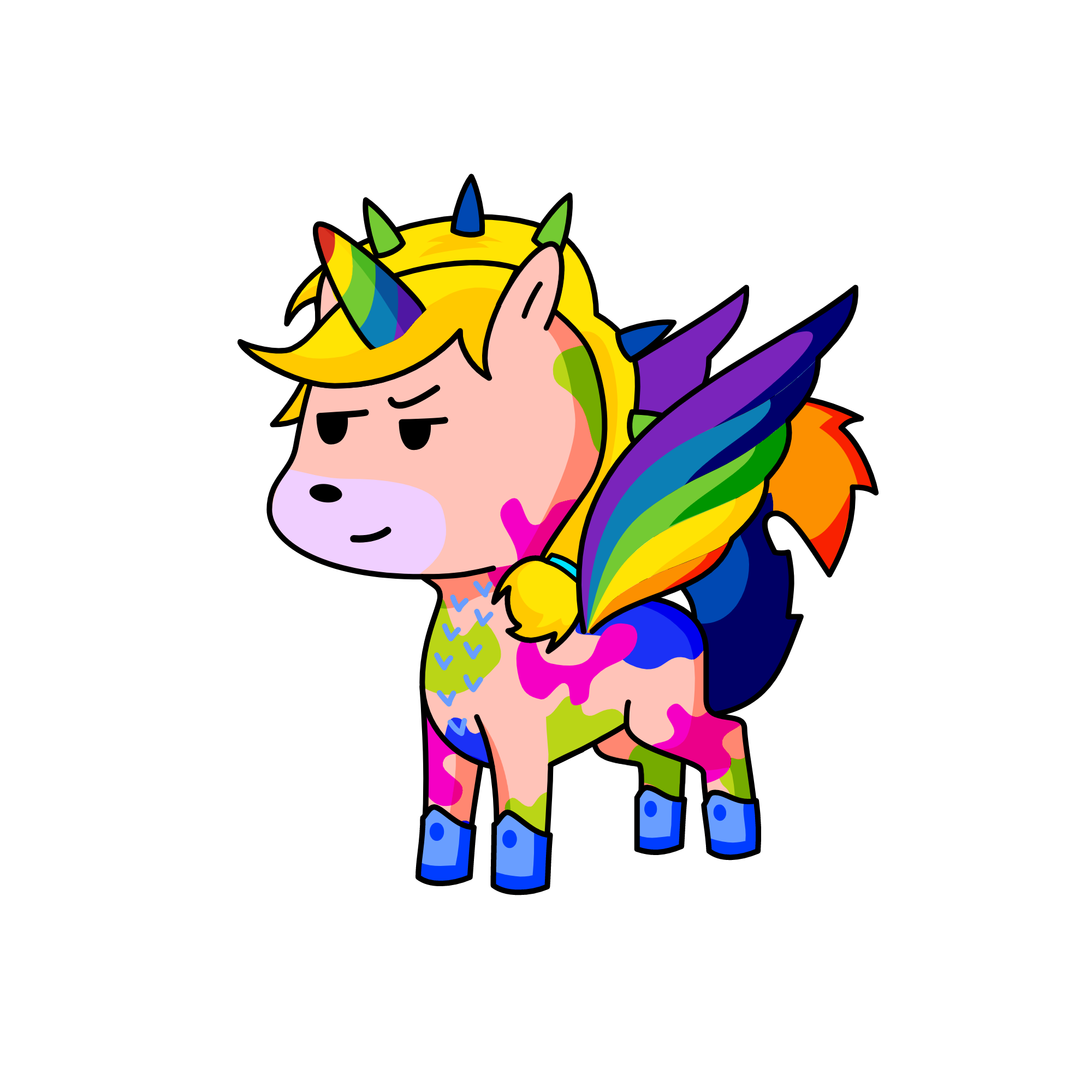 I'm a GAY UNICORN!!! RAINBOWS 4EVER yeet, the unicorn