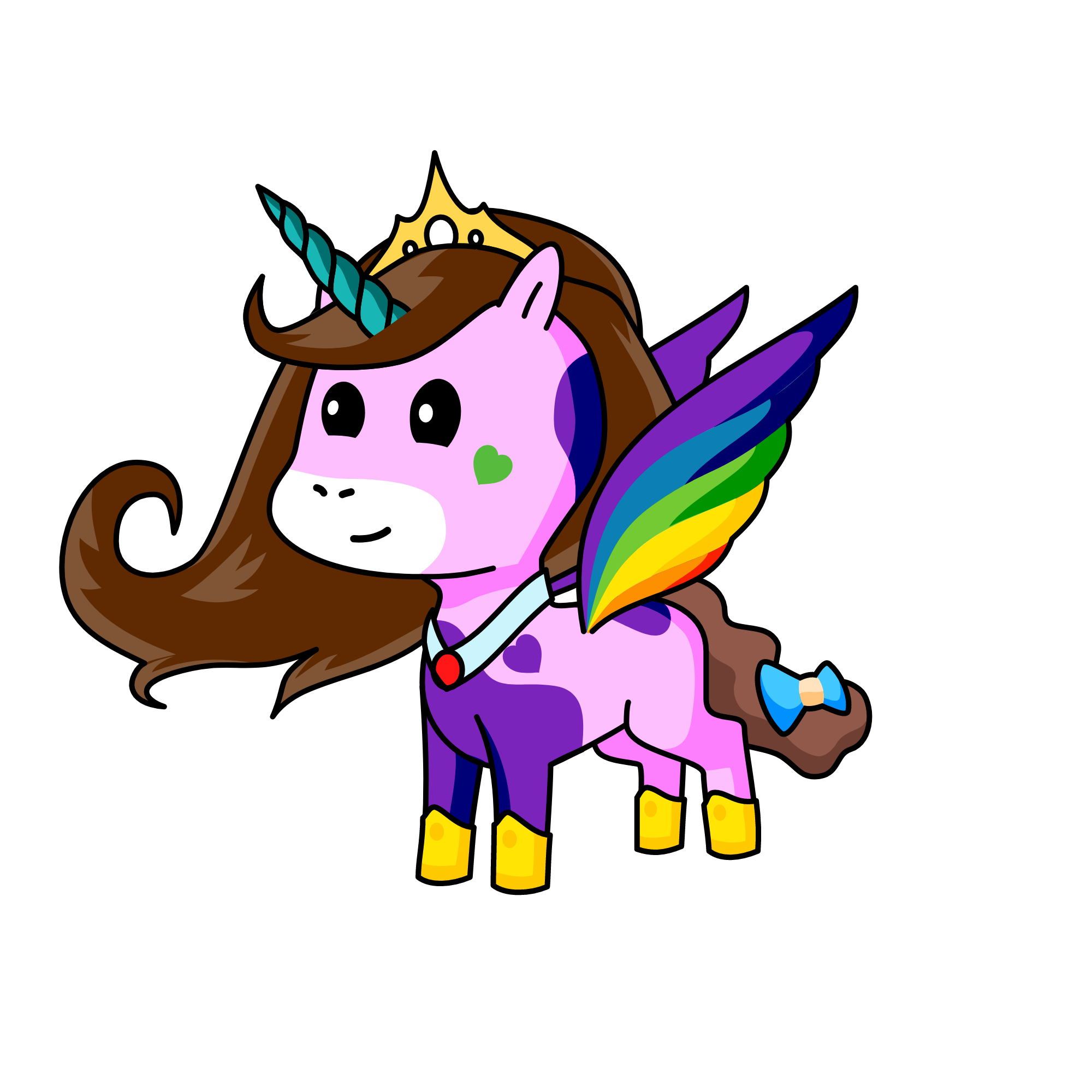 PRINCESS OF CREATIVITY, the unicorn