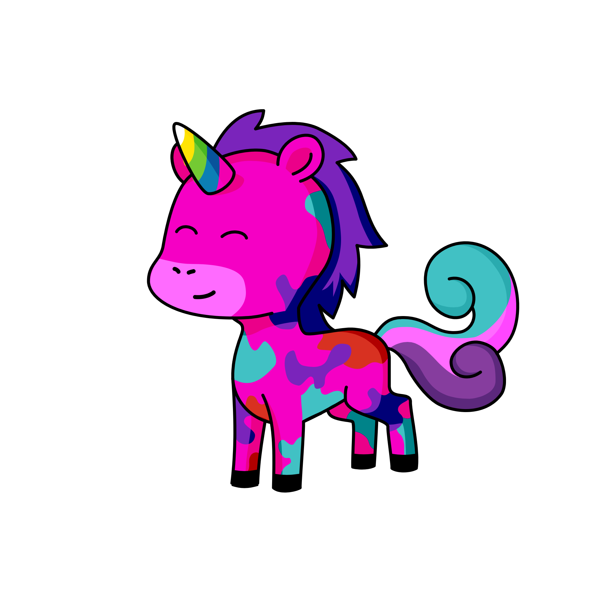Princess of beauty, the unicorn