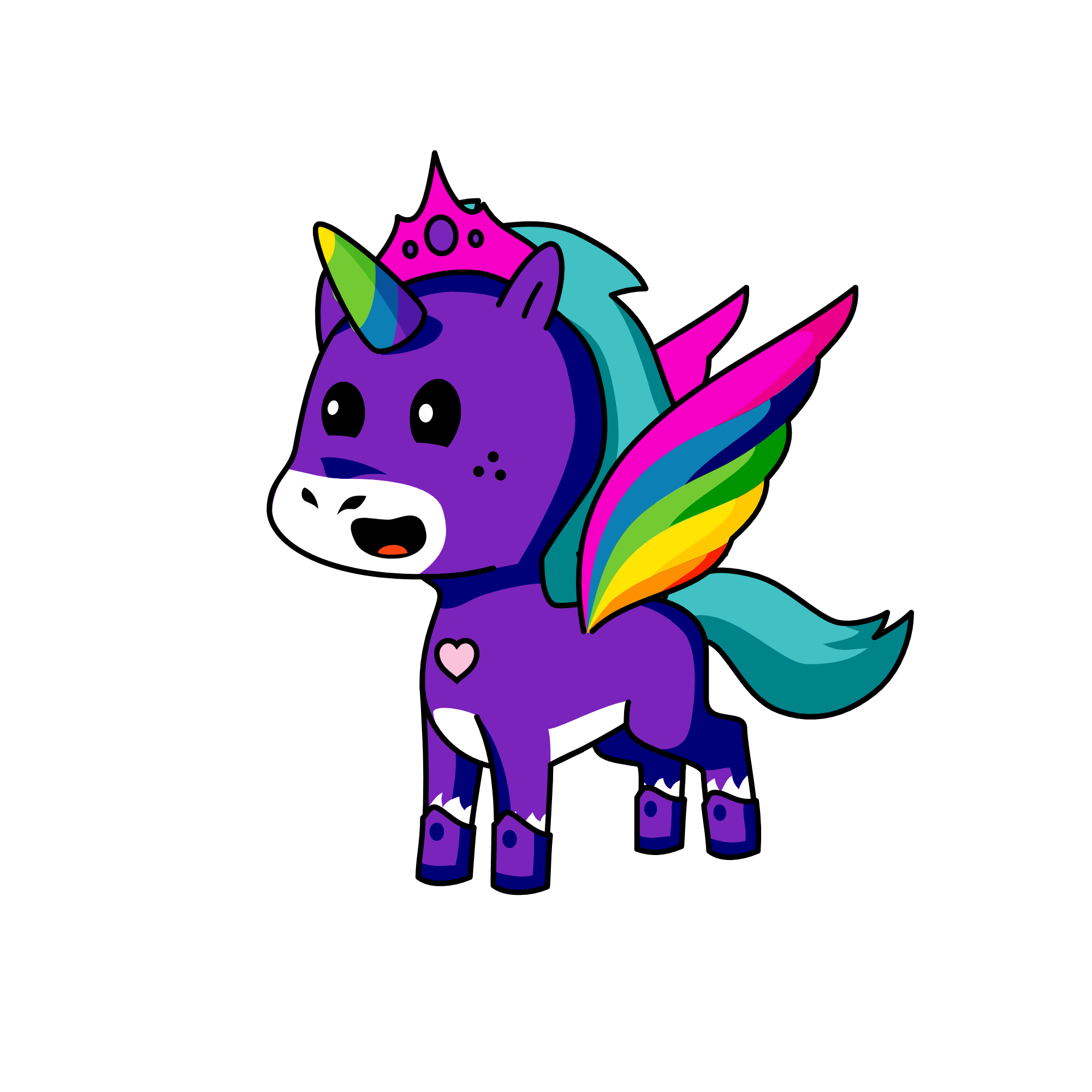 Princess Of Pride, the unicorn