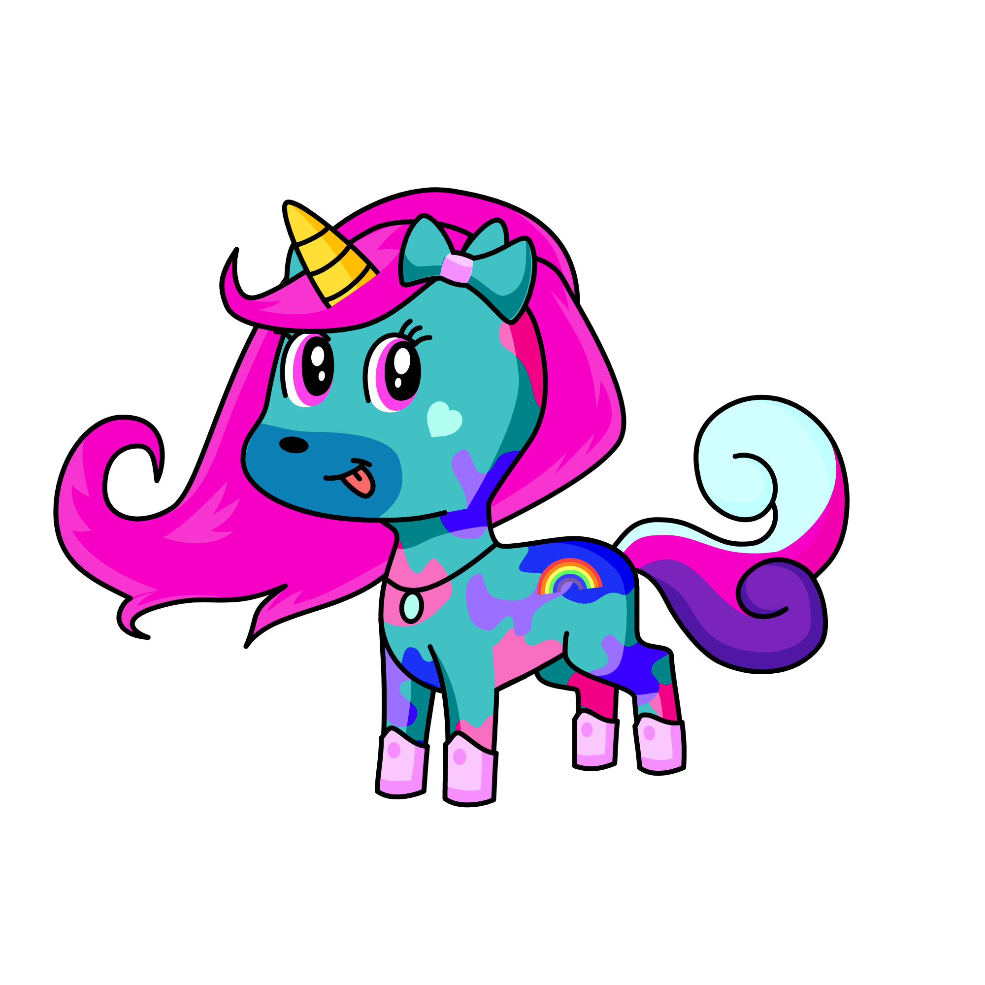 bubbles, the unicorn