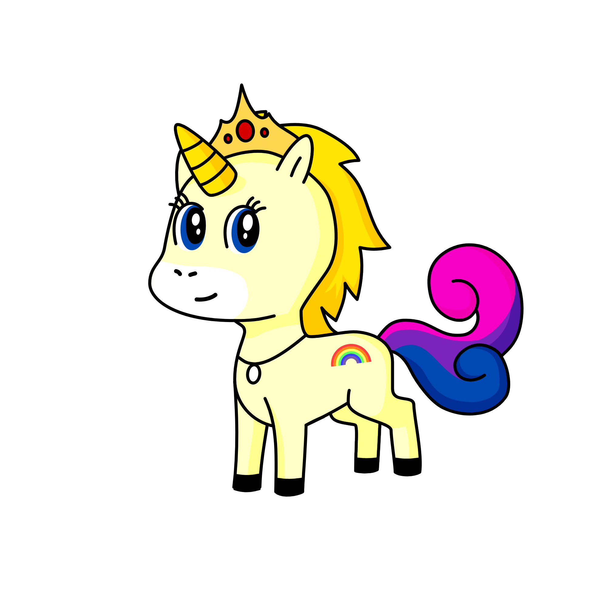 Queen, the unicorn