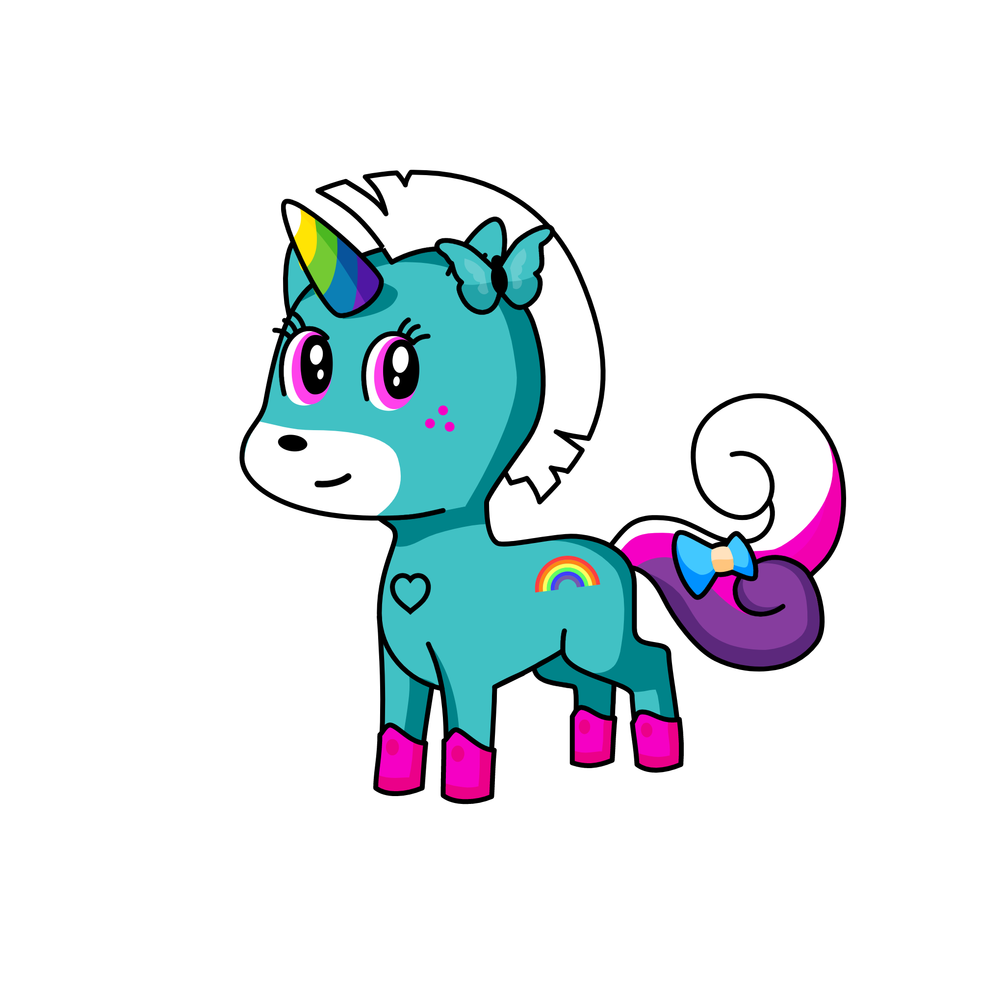 Fluffy, the unicorn