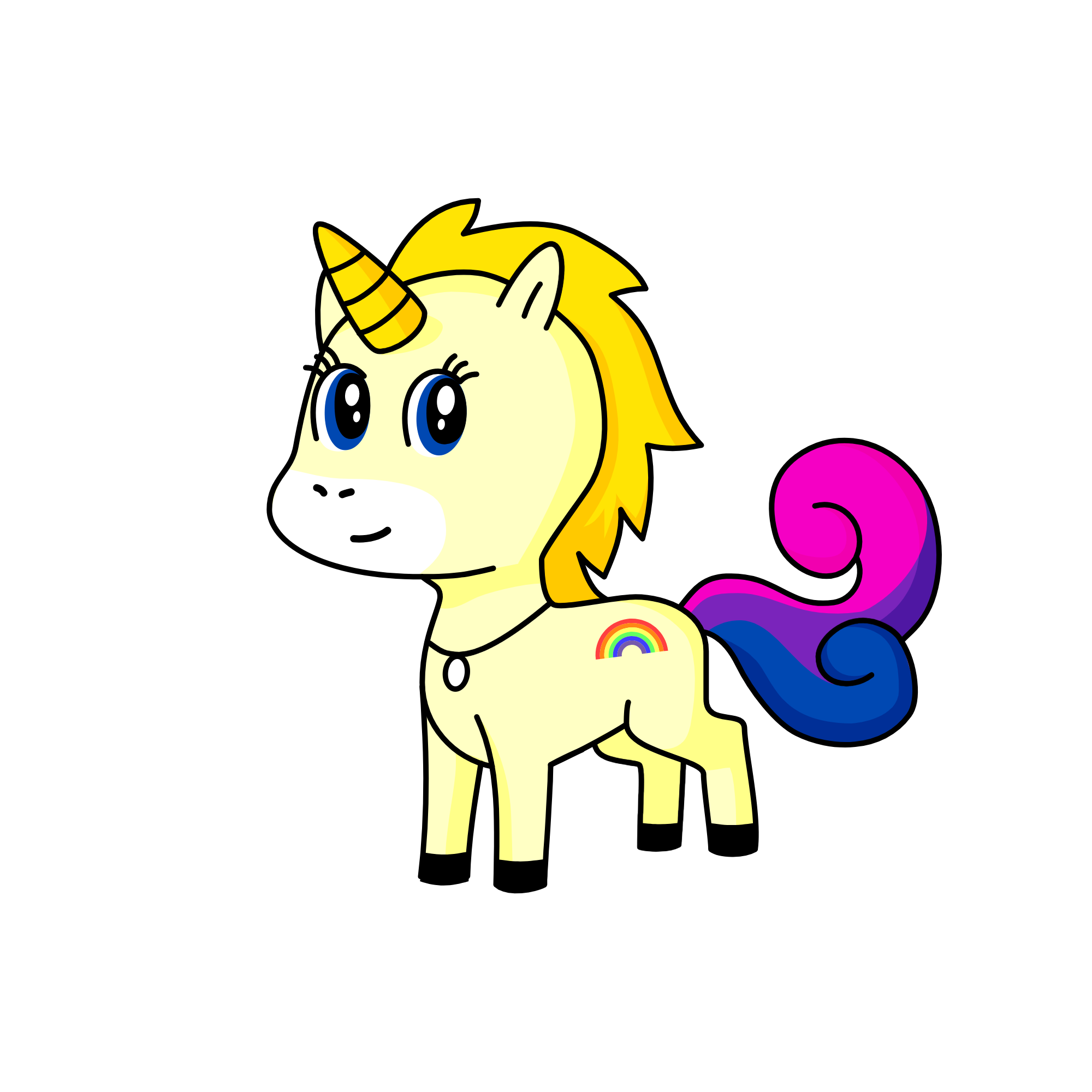 cupcake, the unicorn