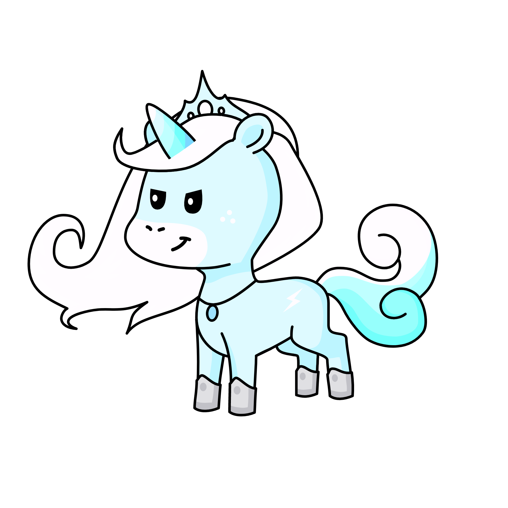 Queen Glacier, the unicorn