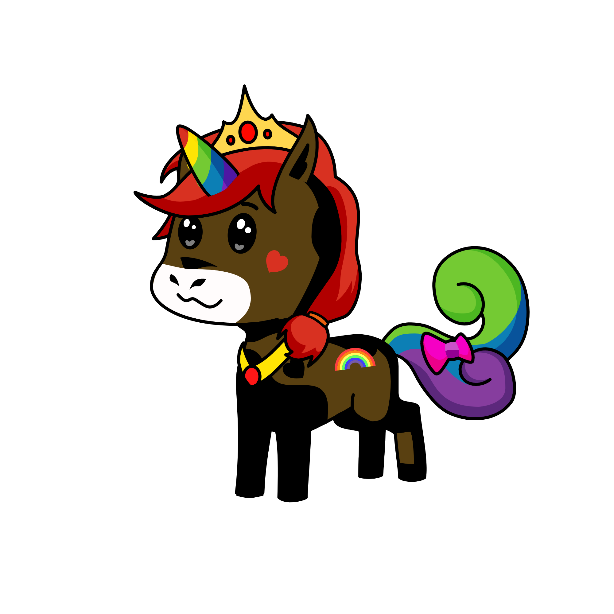 pridecorn, the unicorn