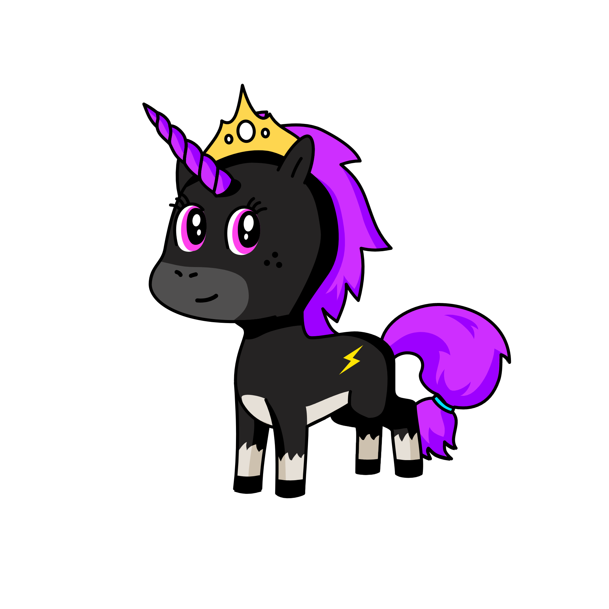 Lightning, the unicorn