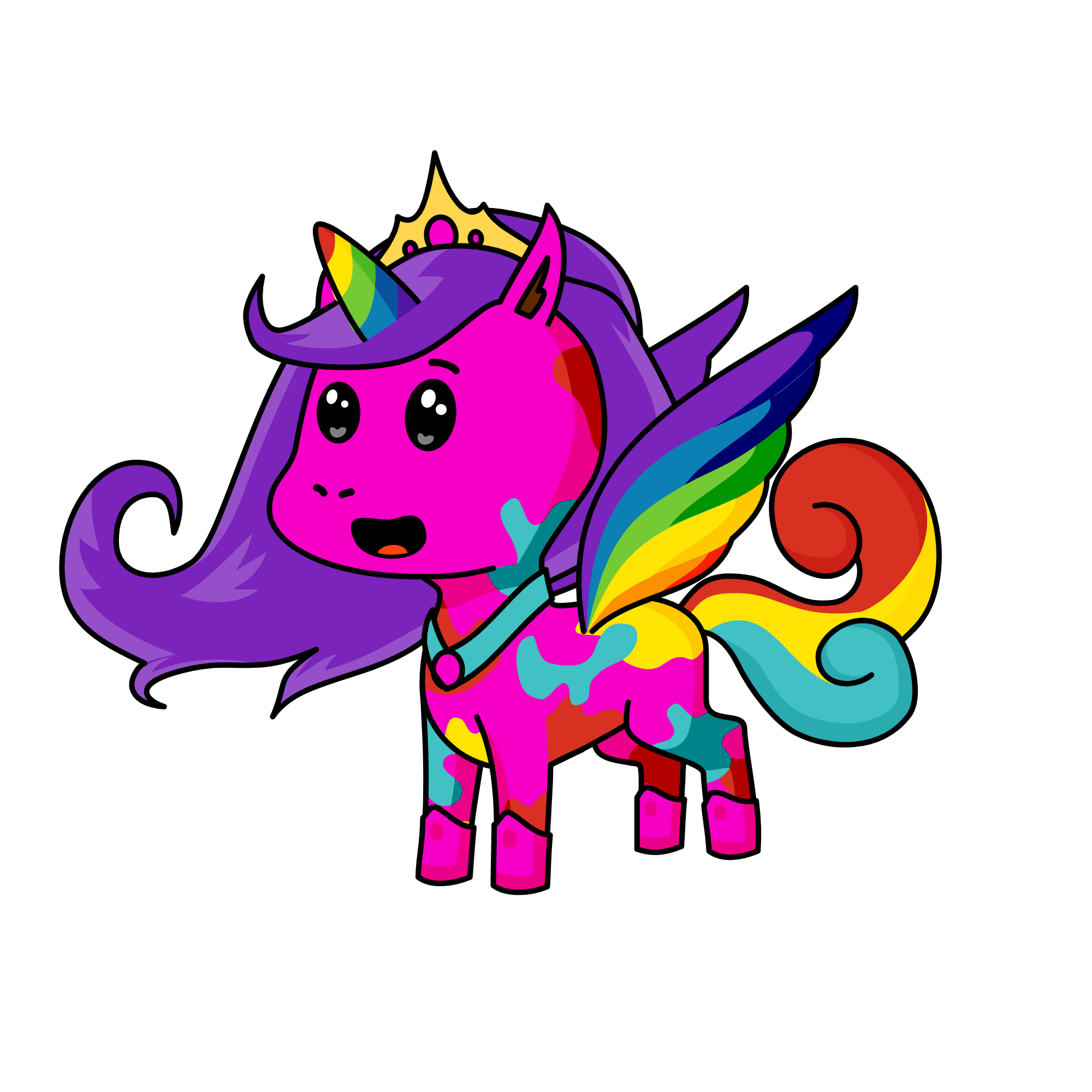 princess rainbow, the unicorn