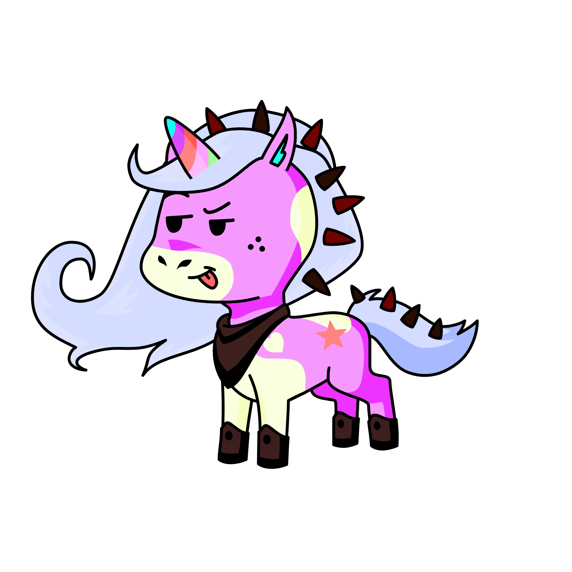 Millie and Max, the unicorn