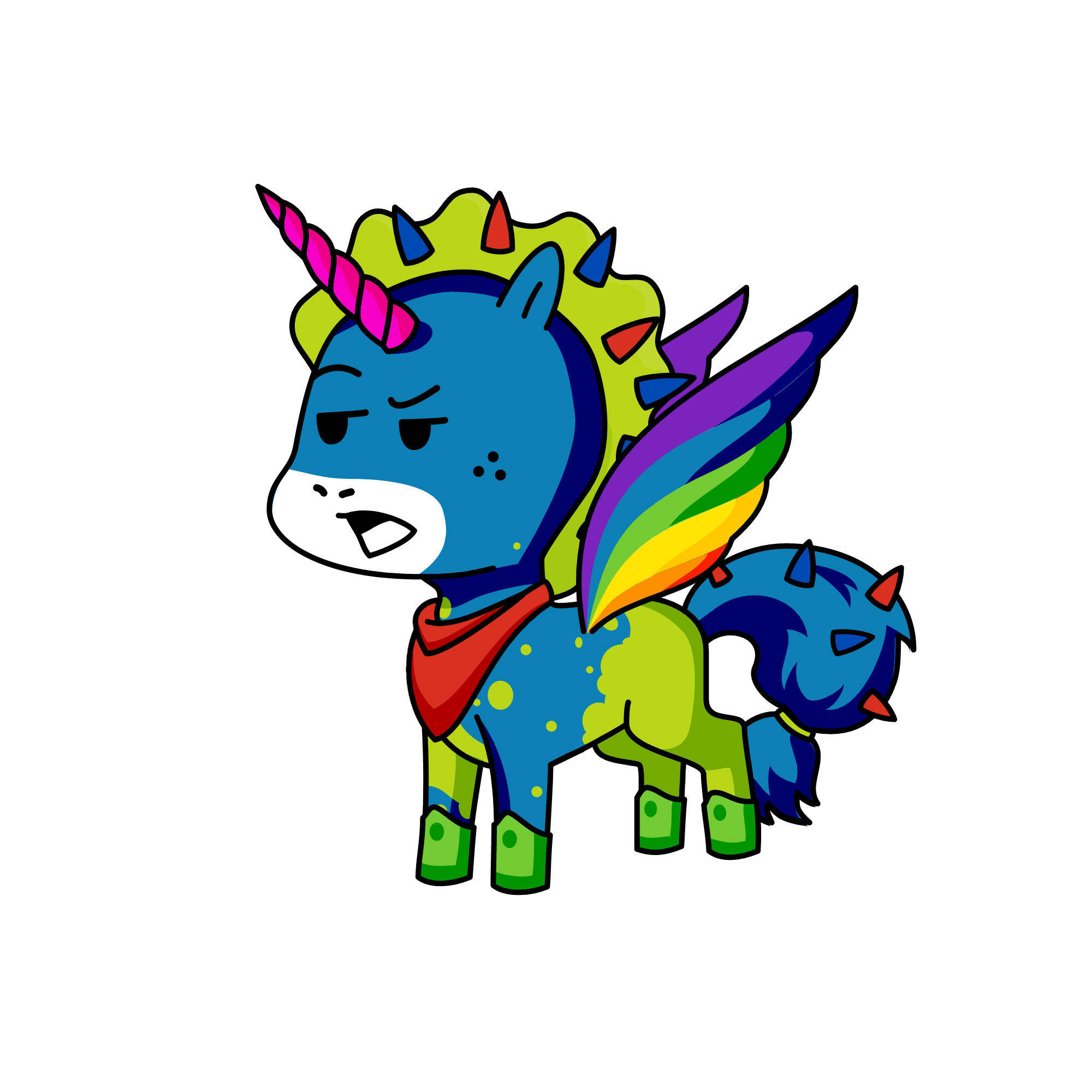 professor doodoo head, the unicorn