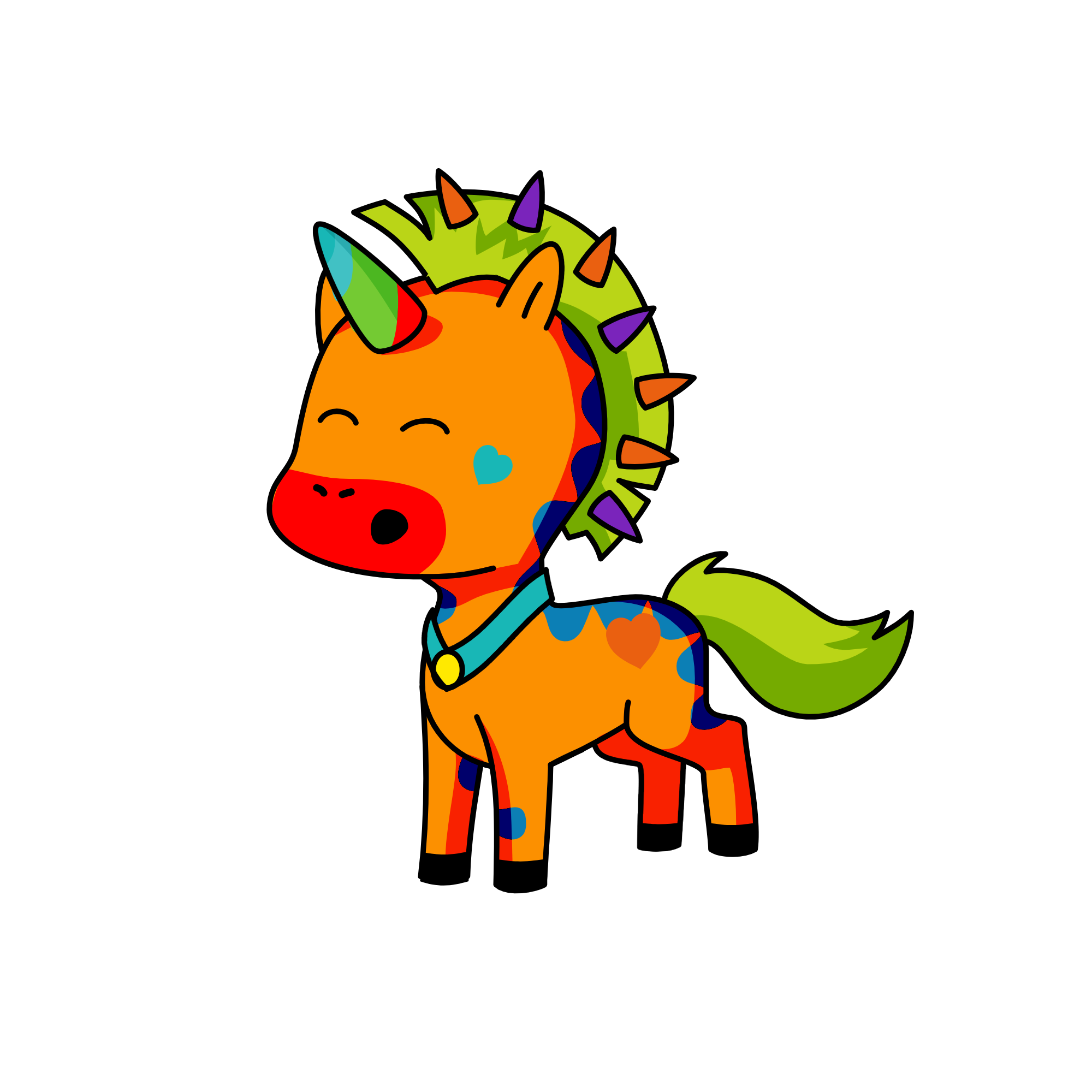Color, the unicorn