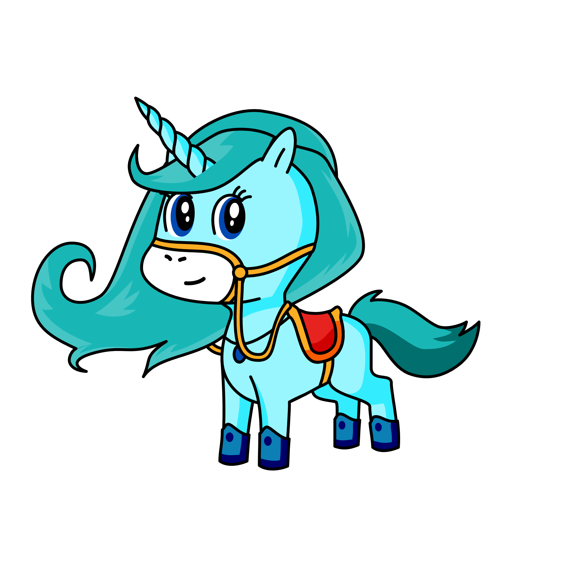 Snowy, the unicorn