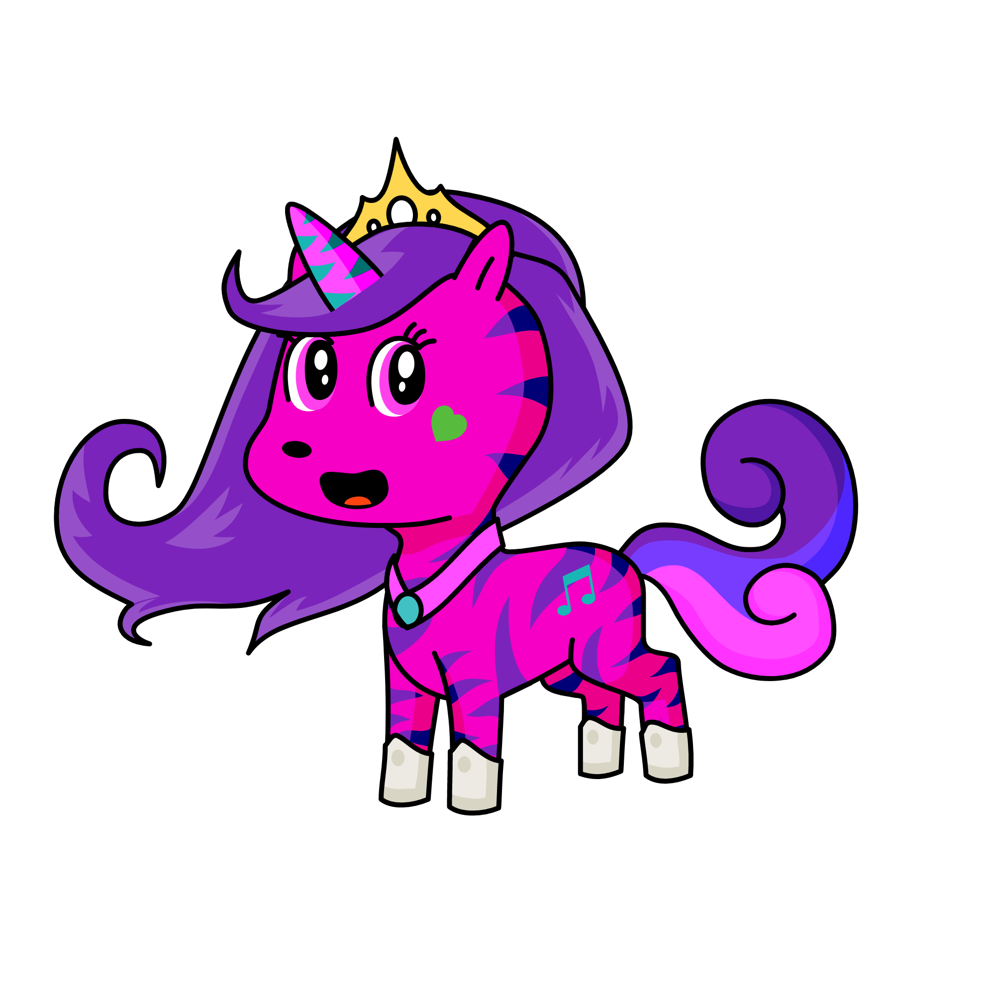 Lanasina, the unicorn