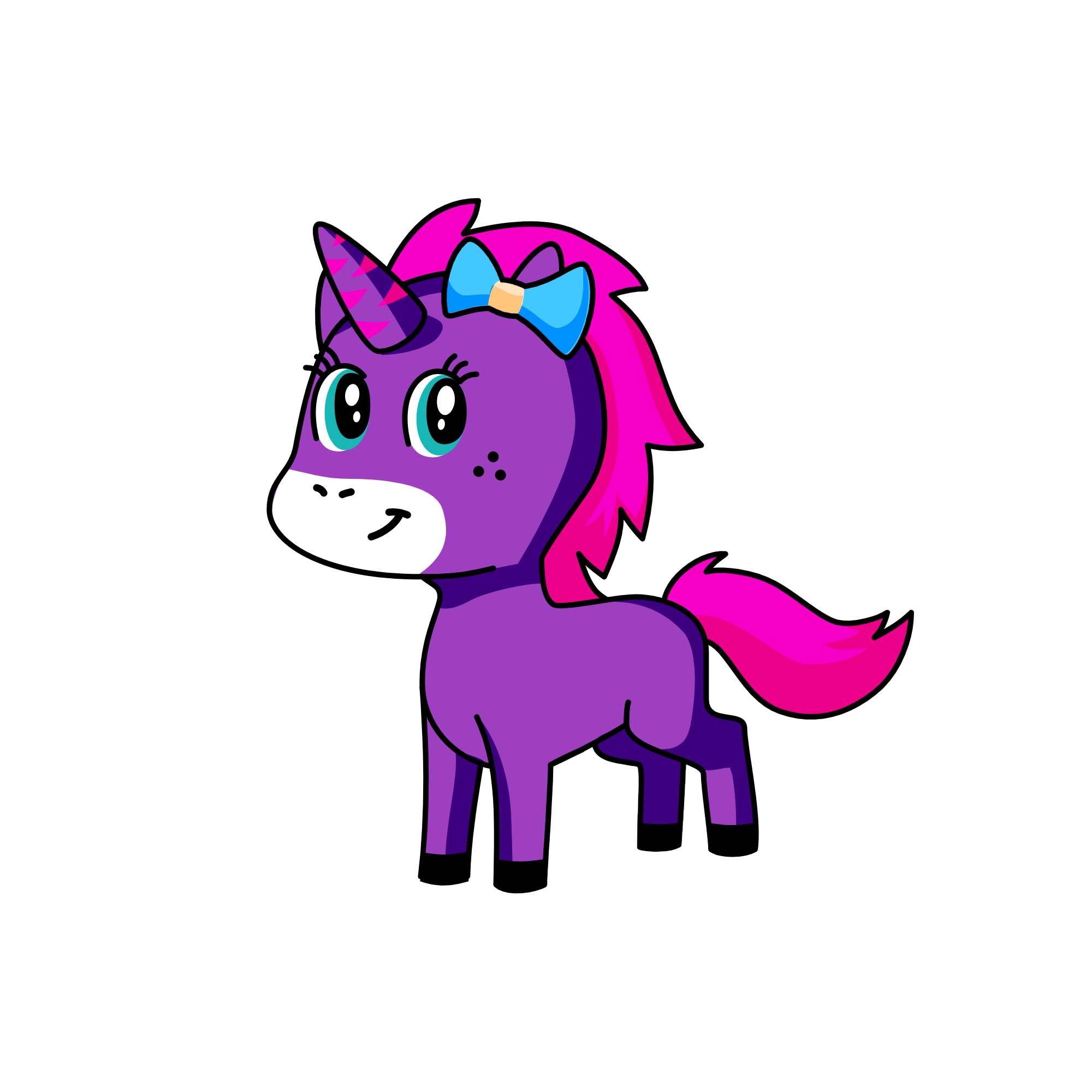 Pretty, the unicorn