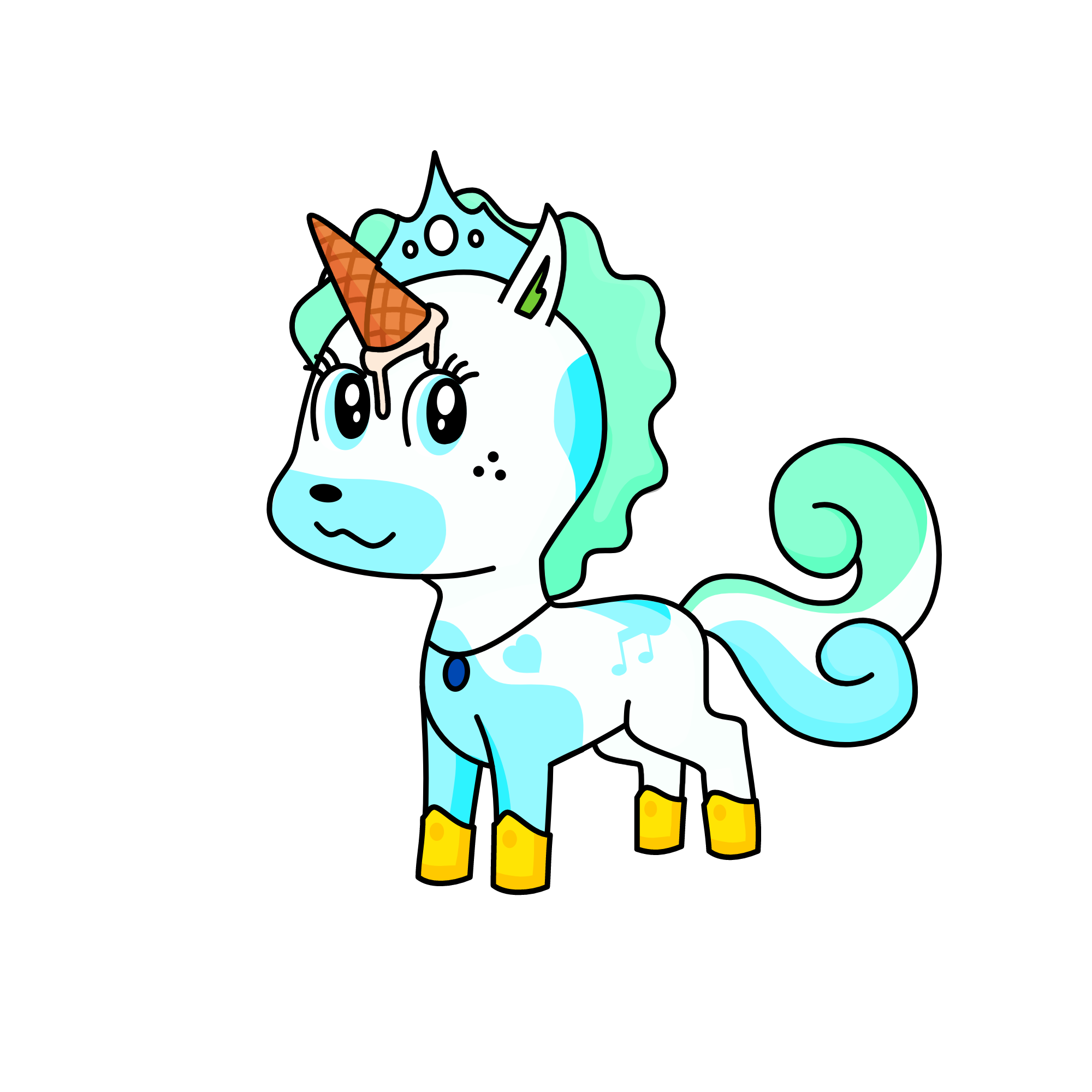 icecorny, the unicorn