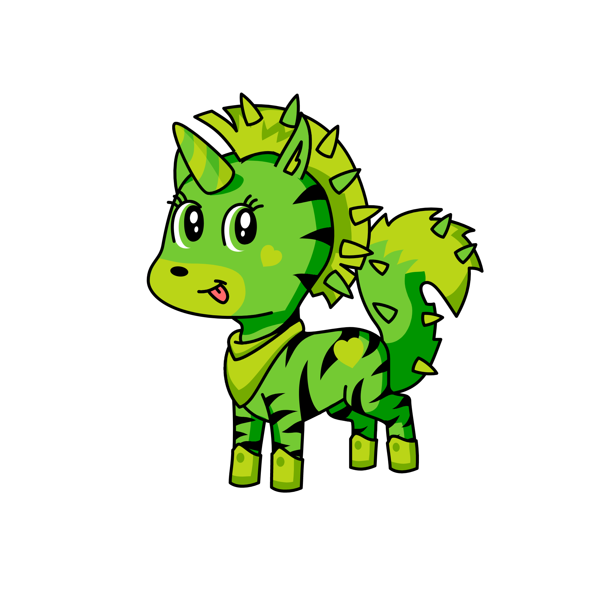 Prince of spikes, the unicorn