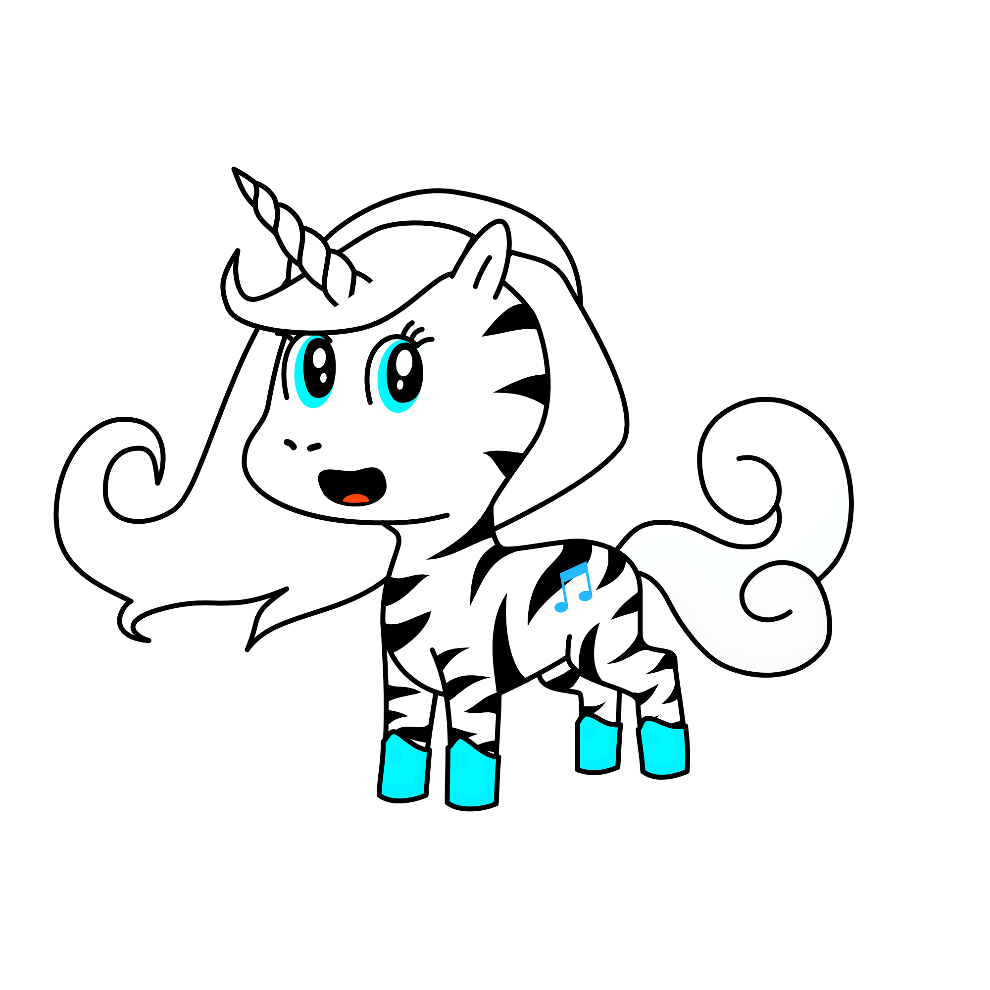 Frosty, the unicorn