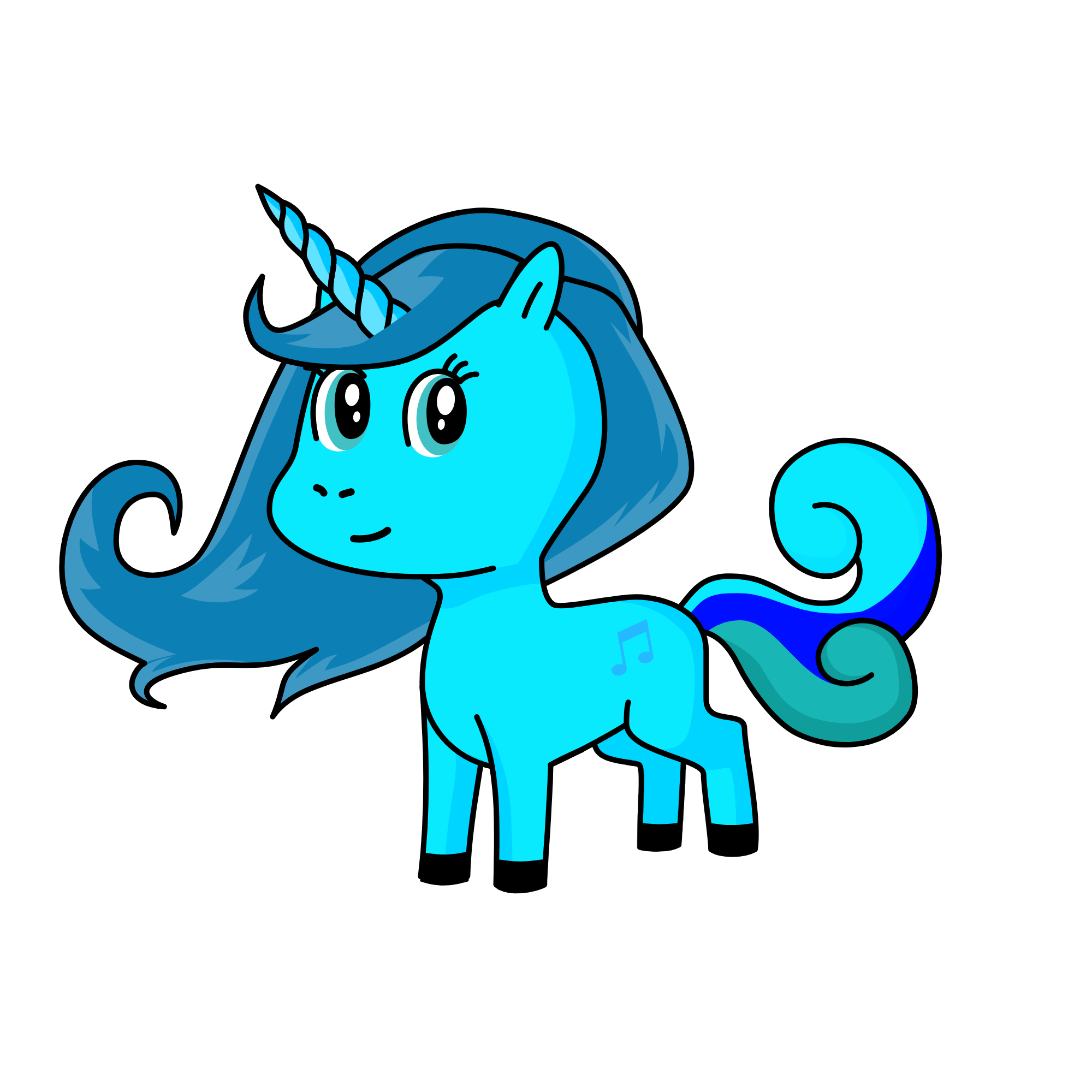 Destiney, the unicorn