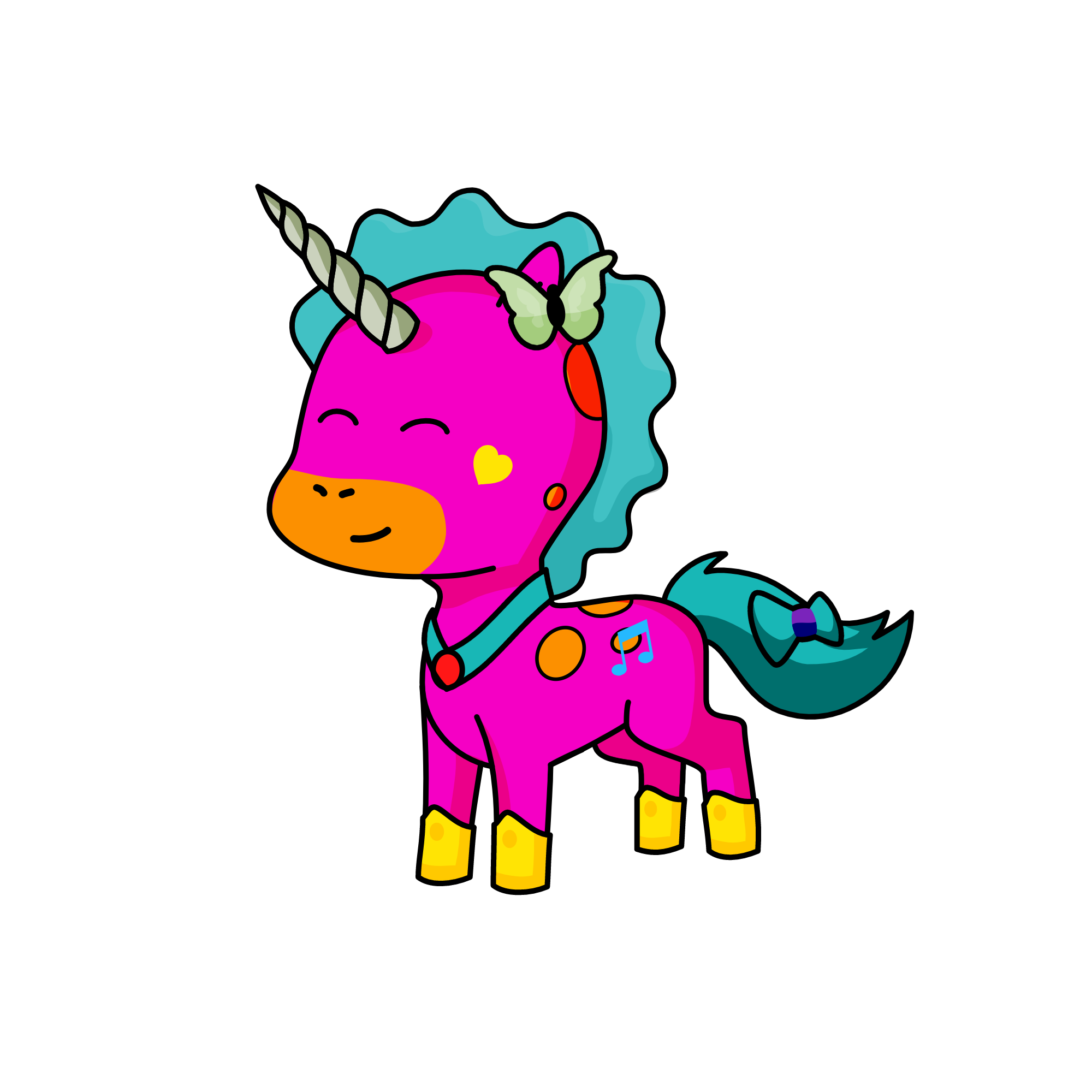 DJ, the unicorn