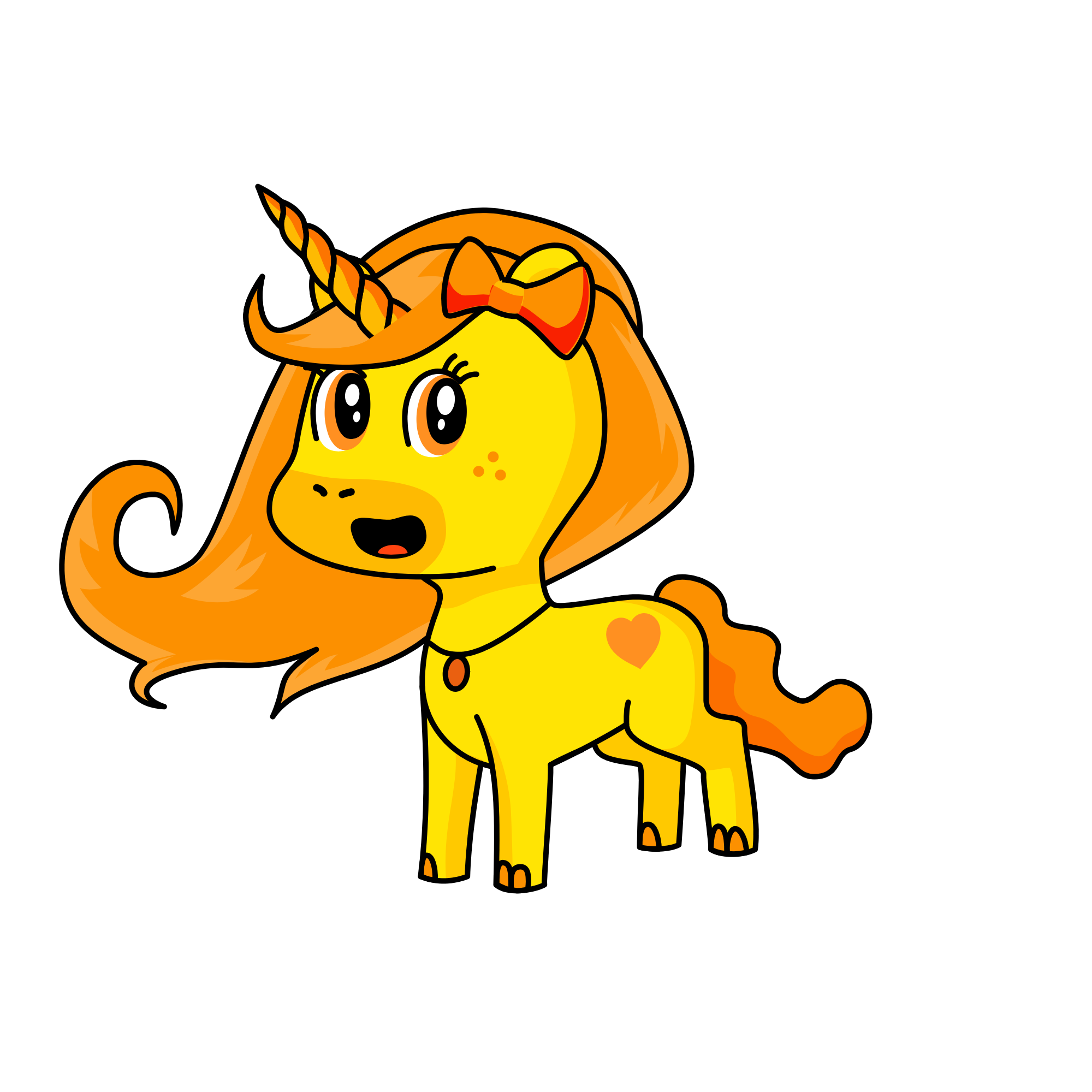 Sunny, the unicorn