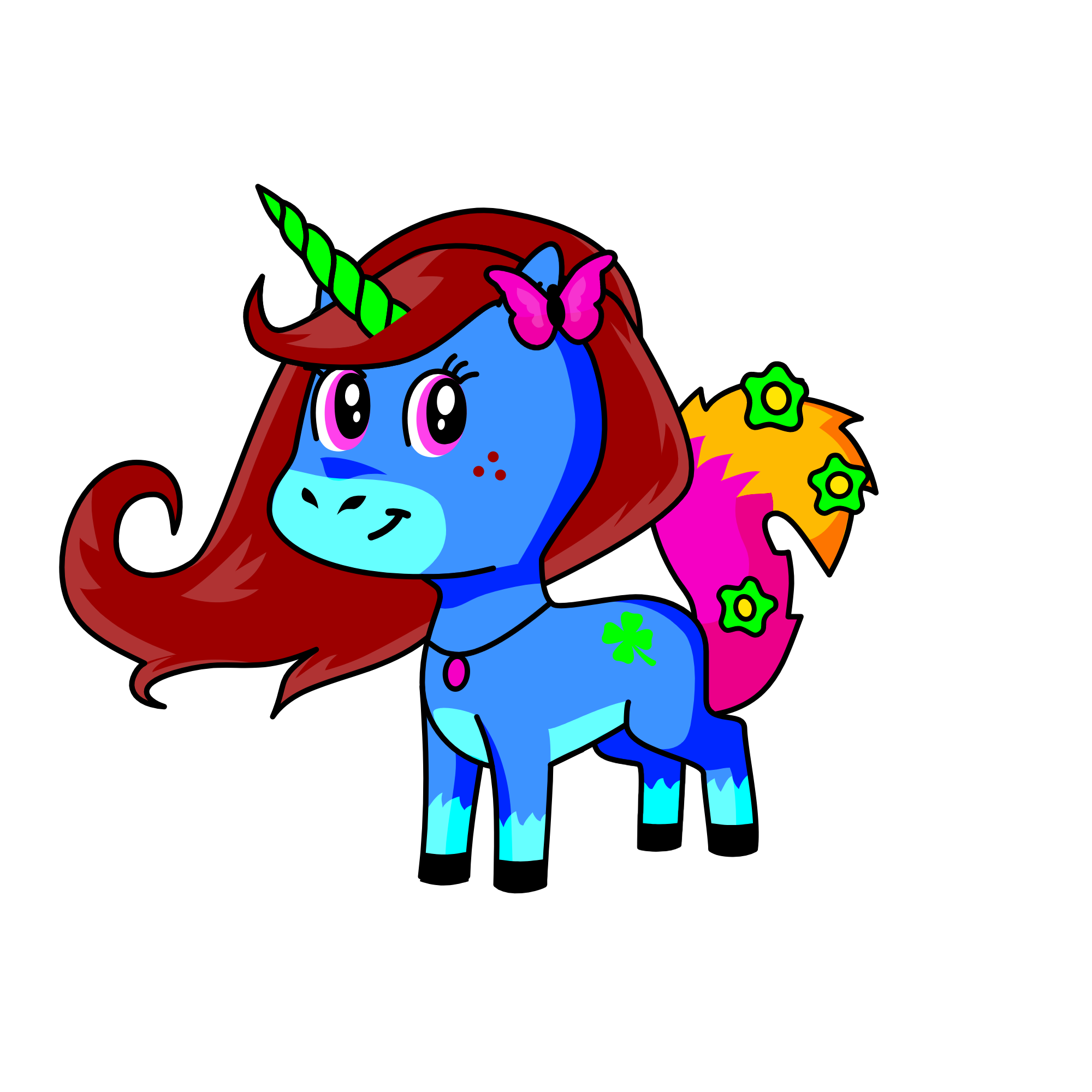 FOLHAS., the unicorn