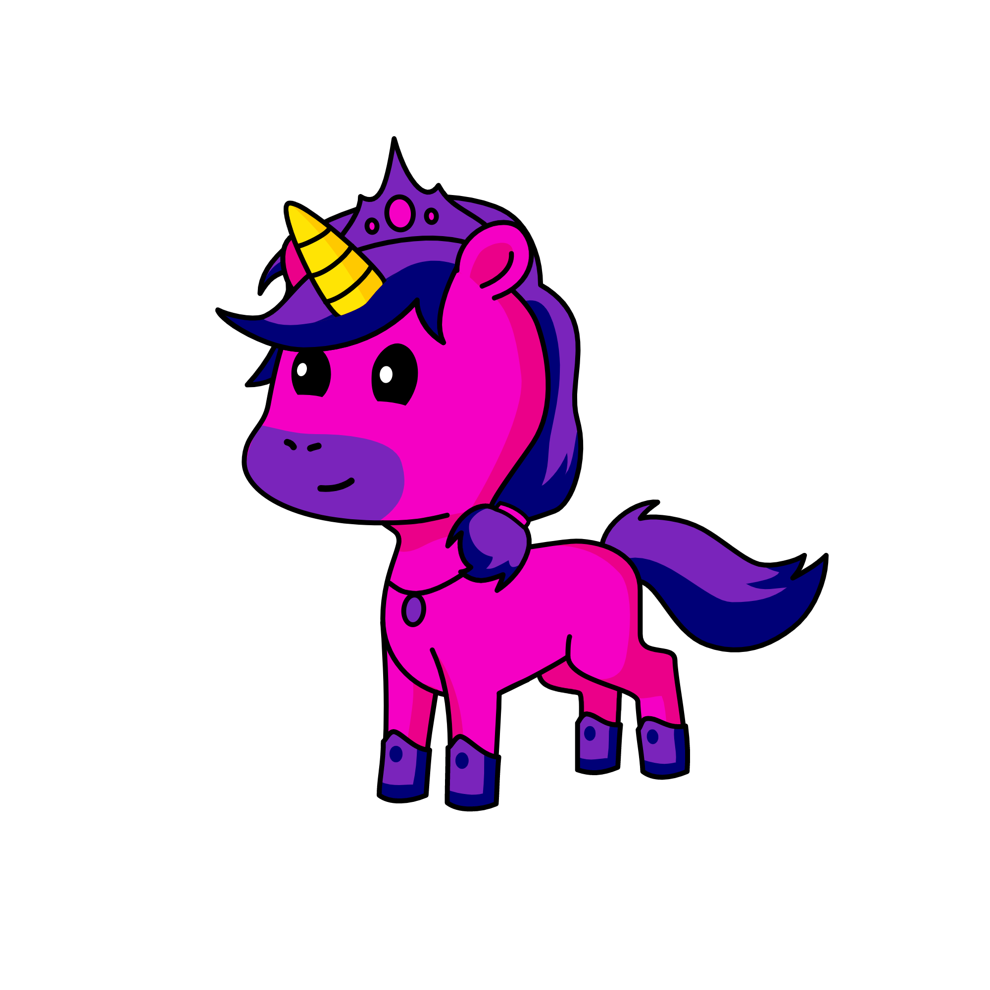 happy, the unicorn