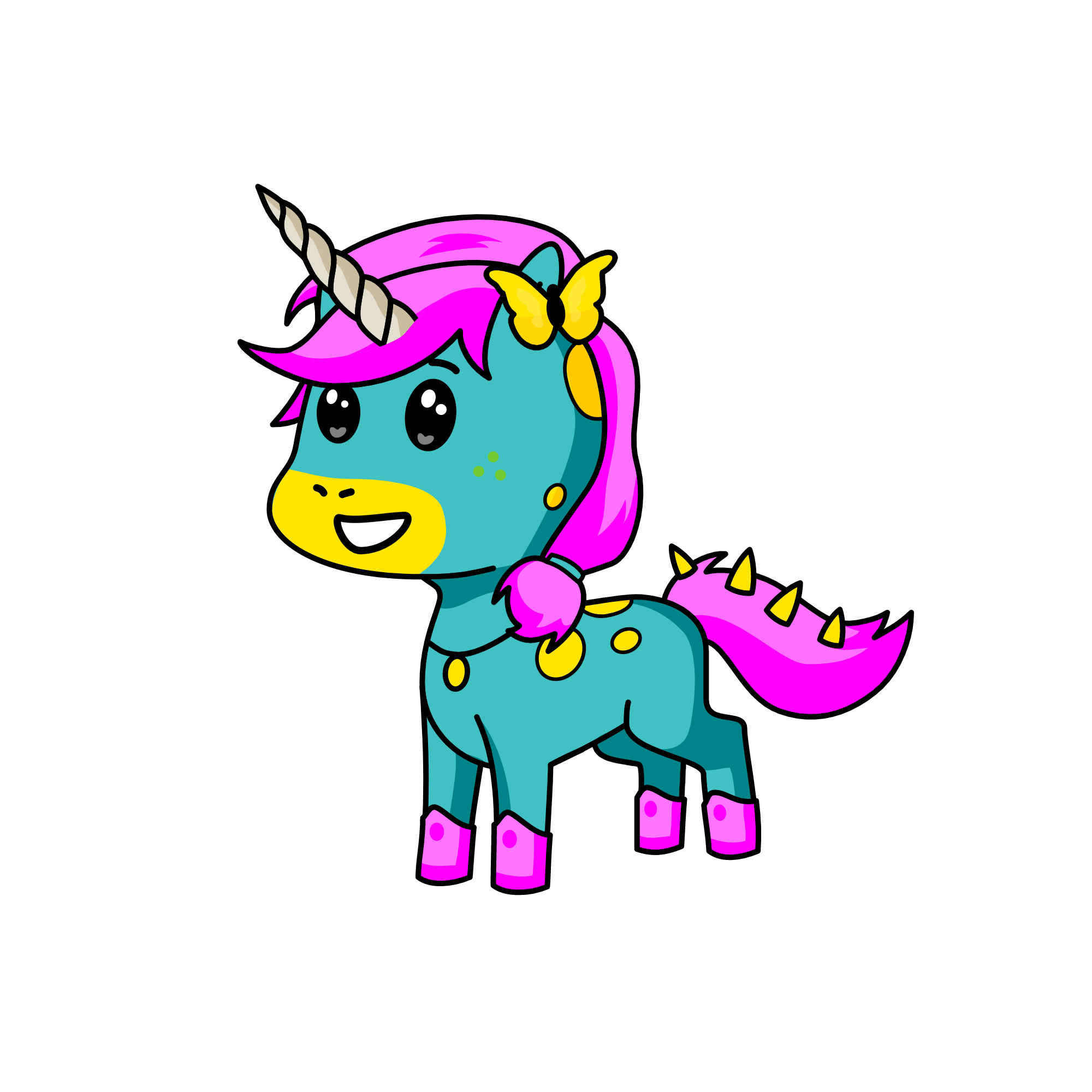 Penelope The Pony, the unicorn