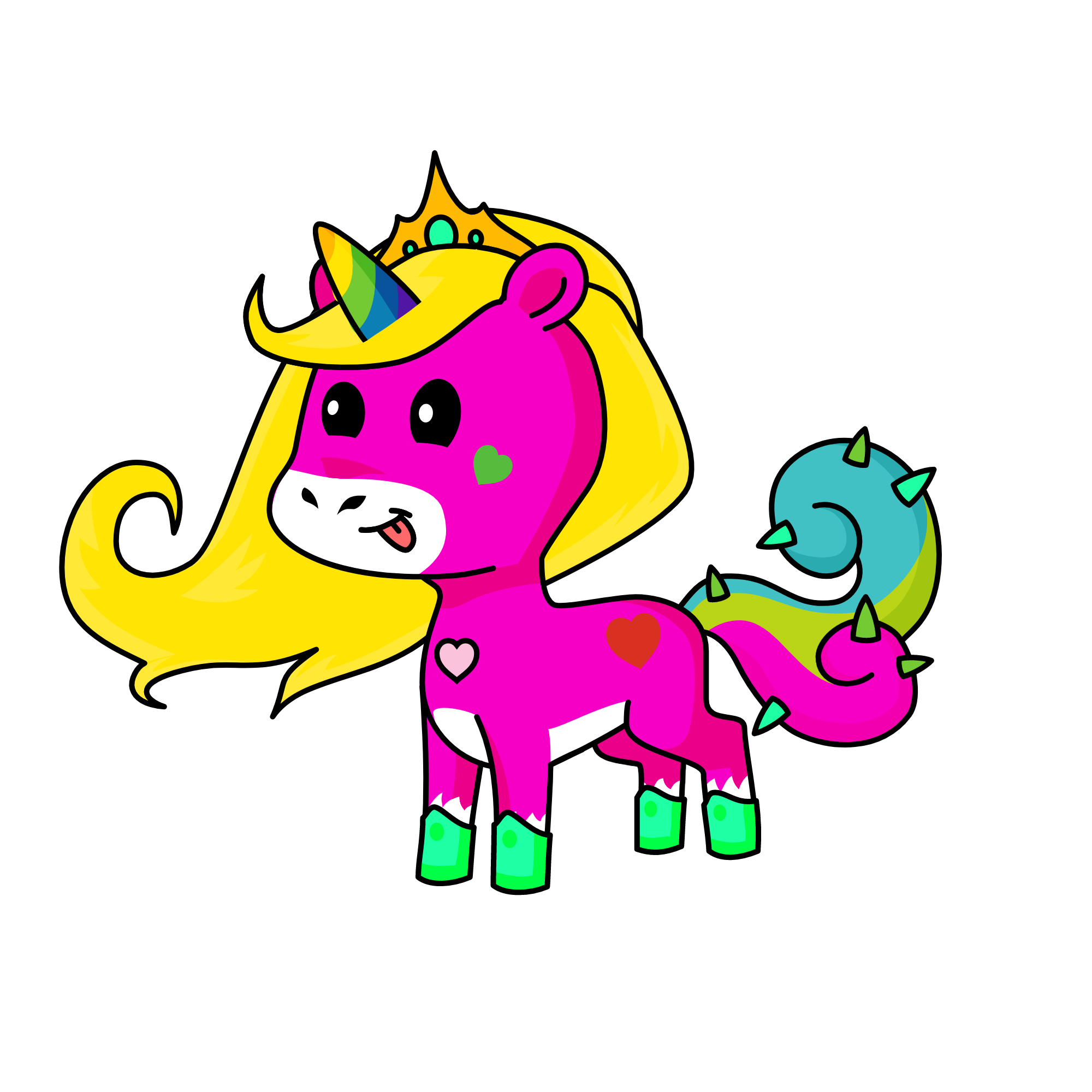 Sunshine, the unicorn