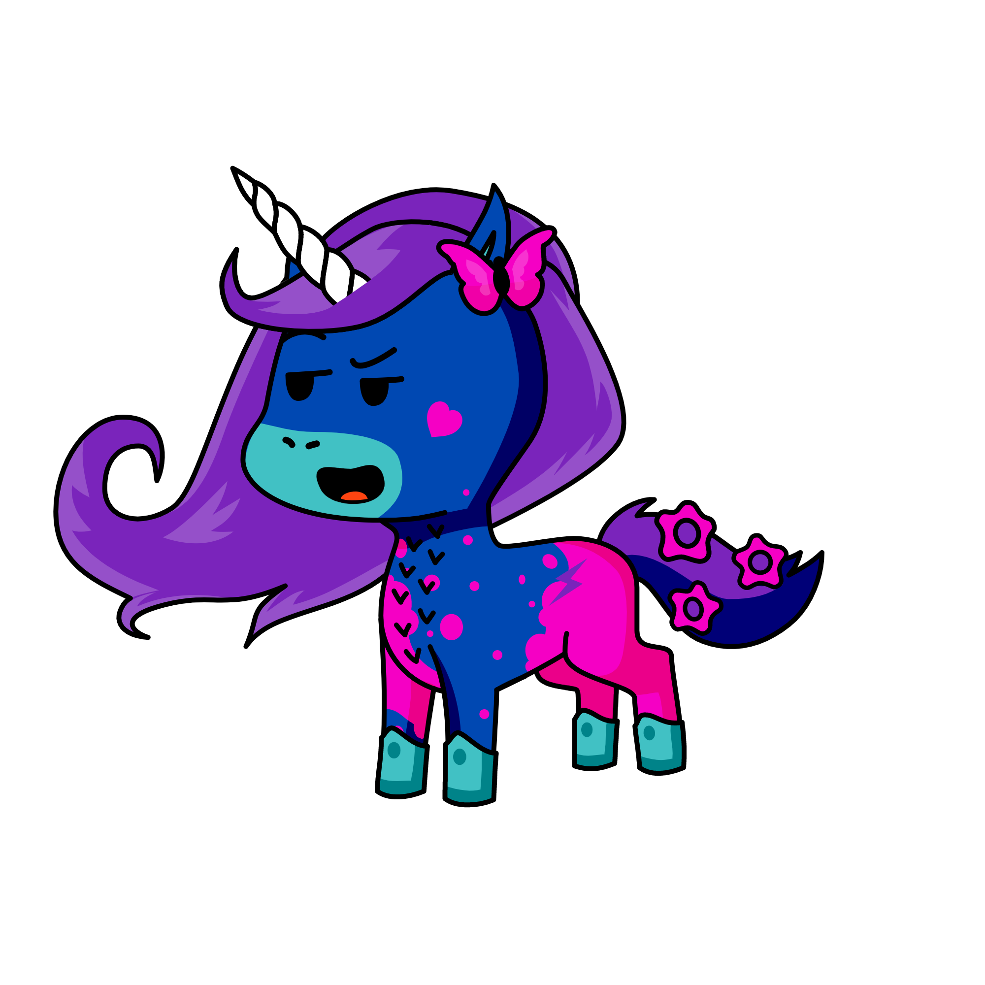 Iseabella, the unicorn
