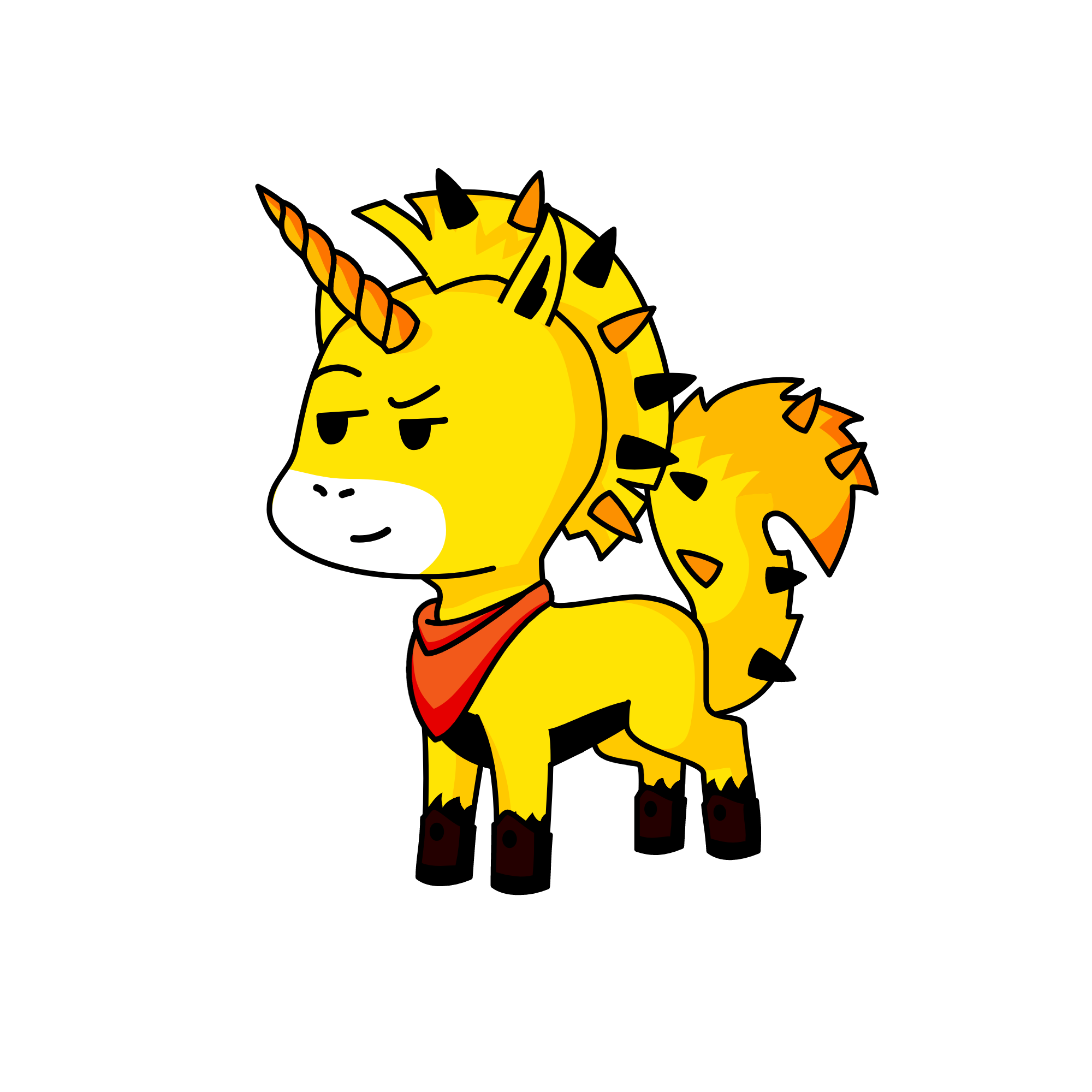 Bakugou, the unicorn