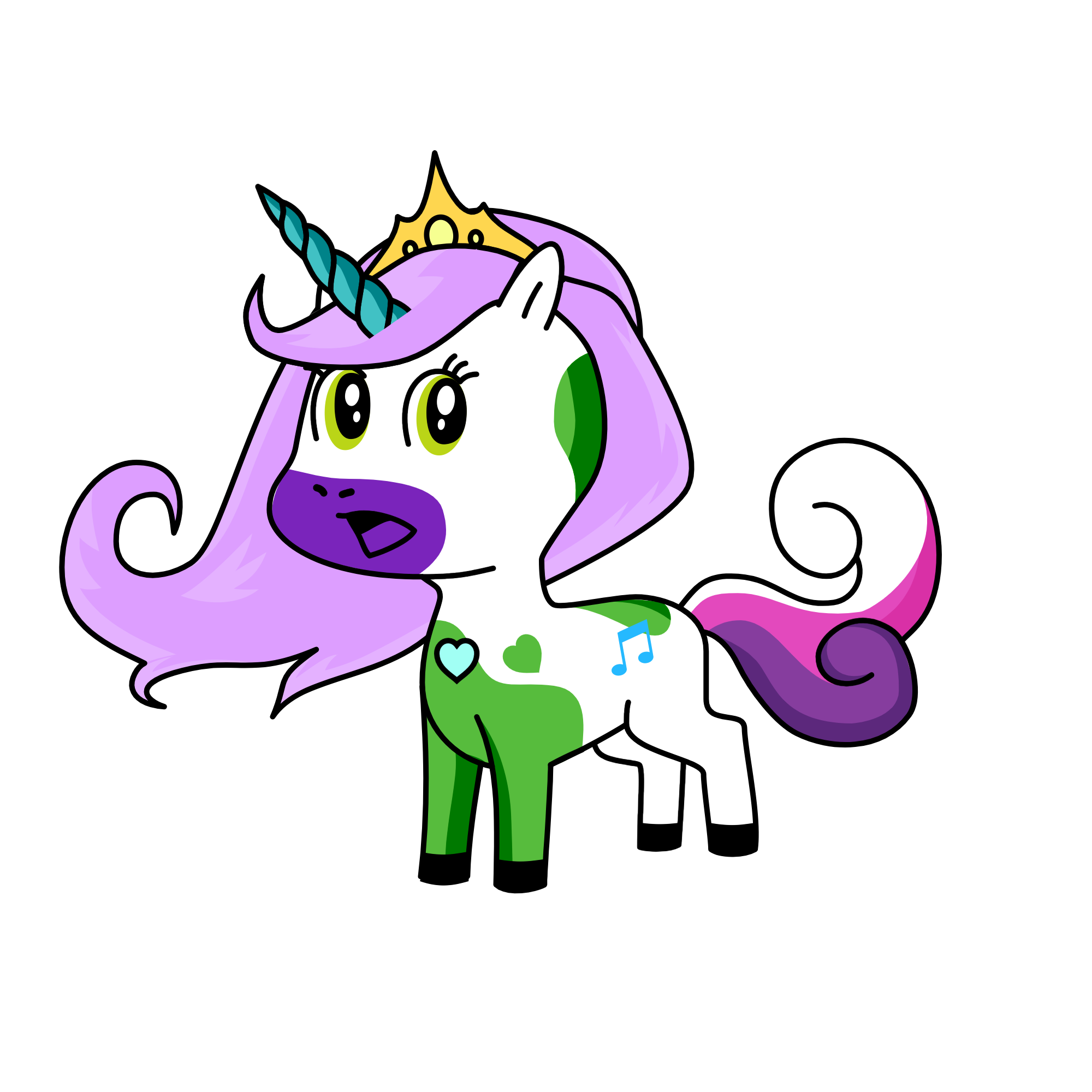 Heart, the unicorn