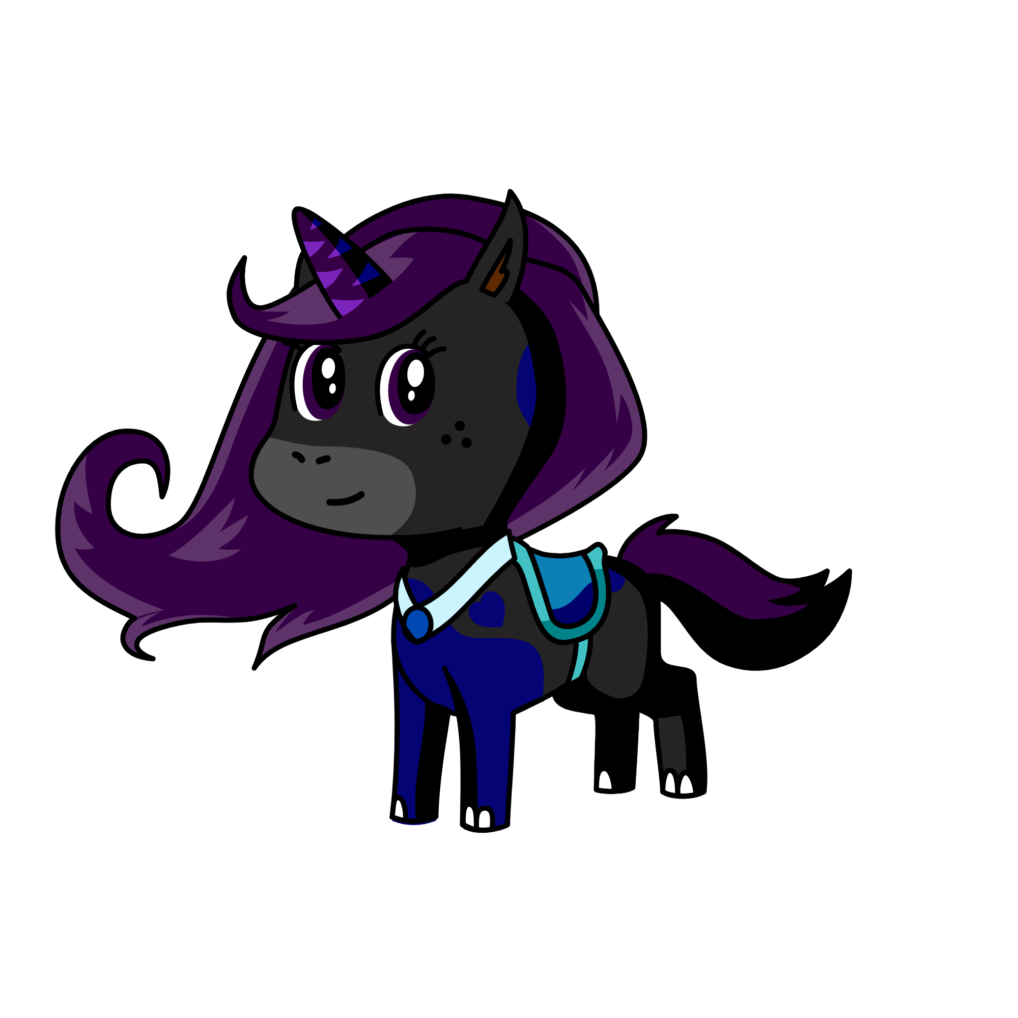 Nightfall, the unicorn