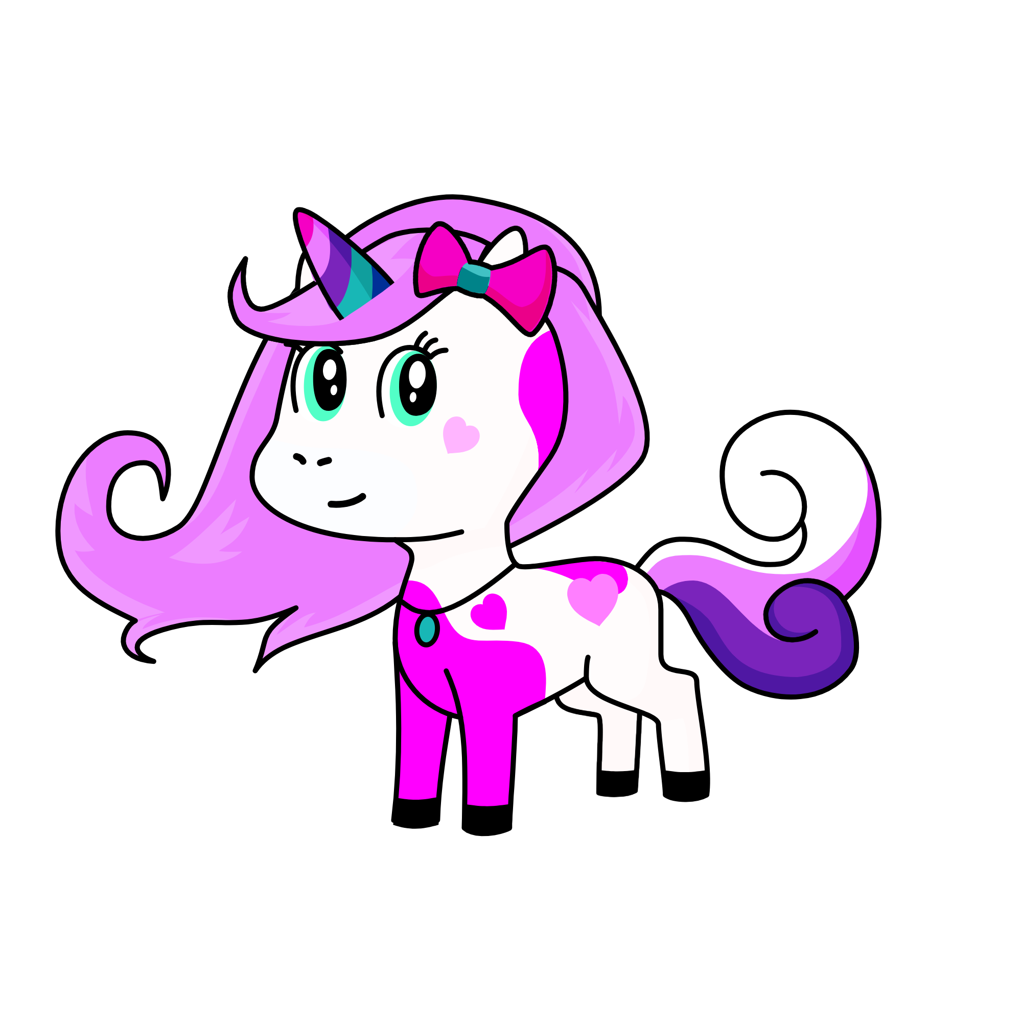 Pretty, the unicorn