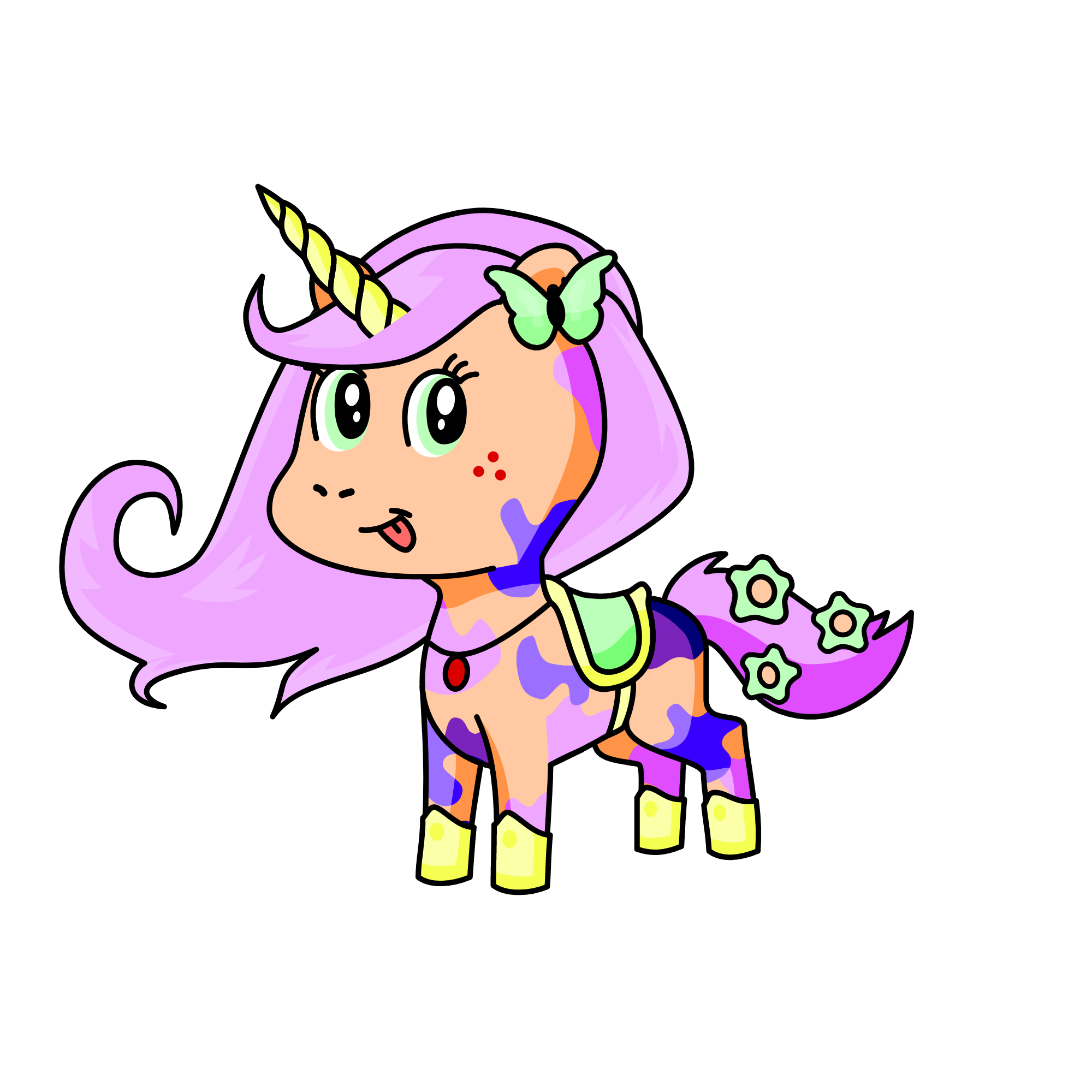 Strawie, the unicorn