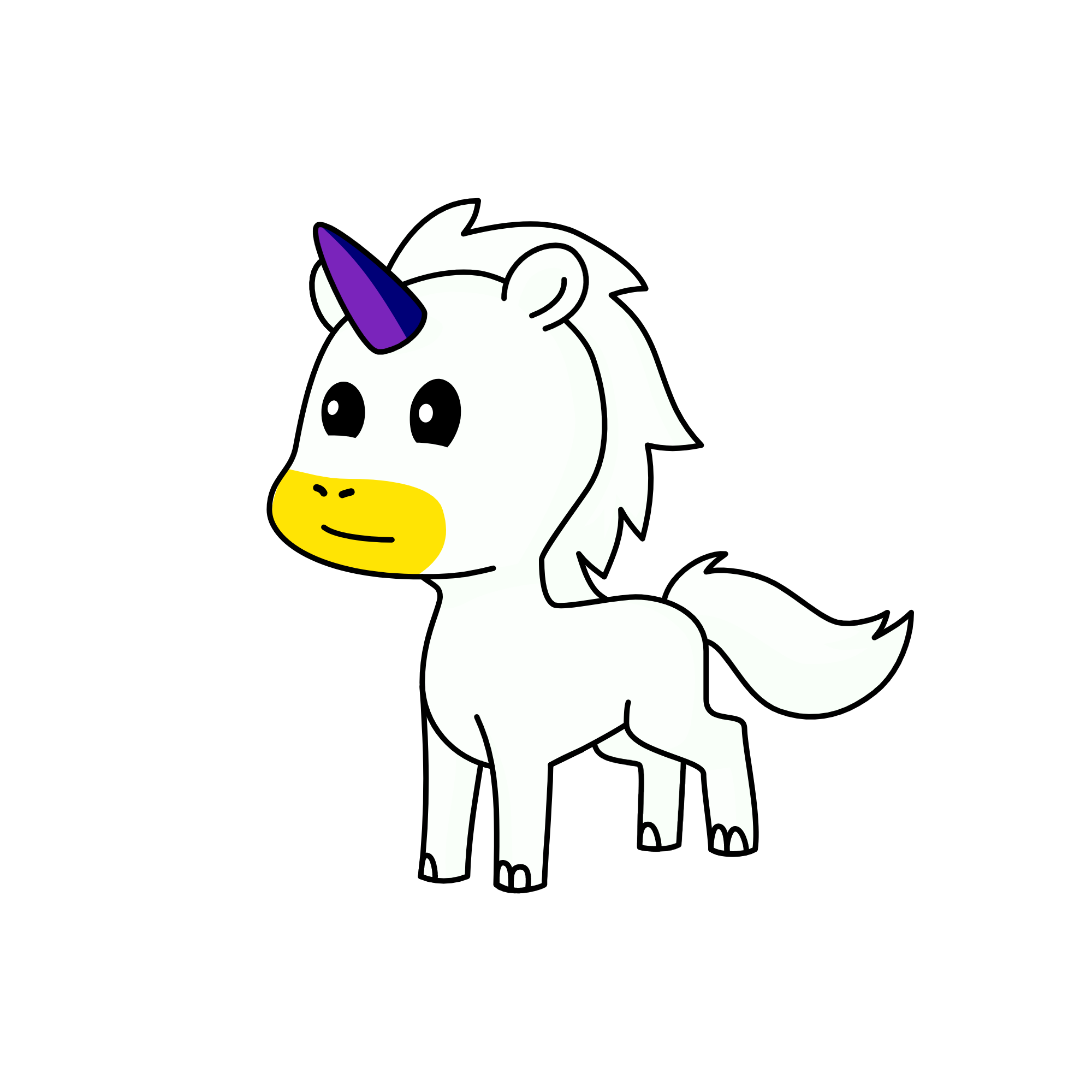 PATO DONALD, the unicorn