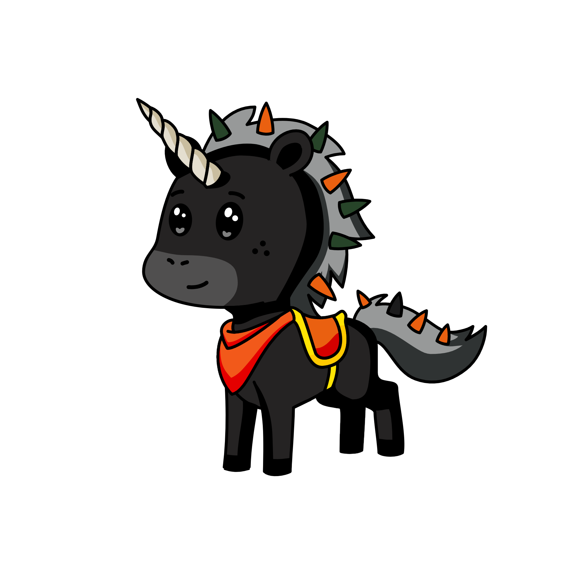 Night, the unicorn