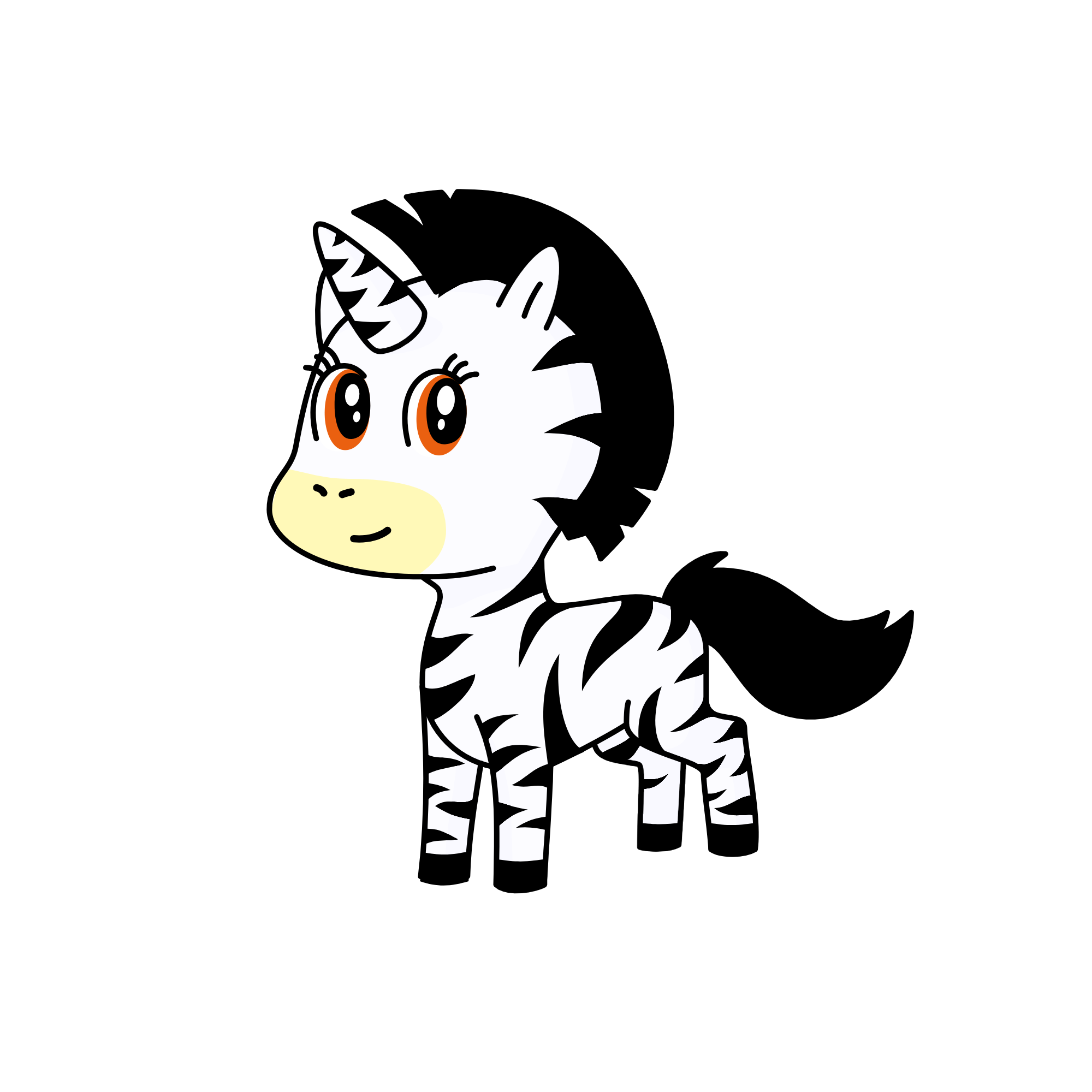 Zebra, the unicorn