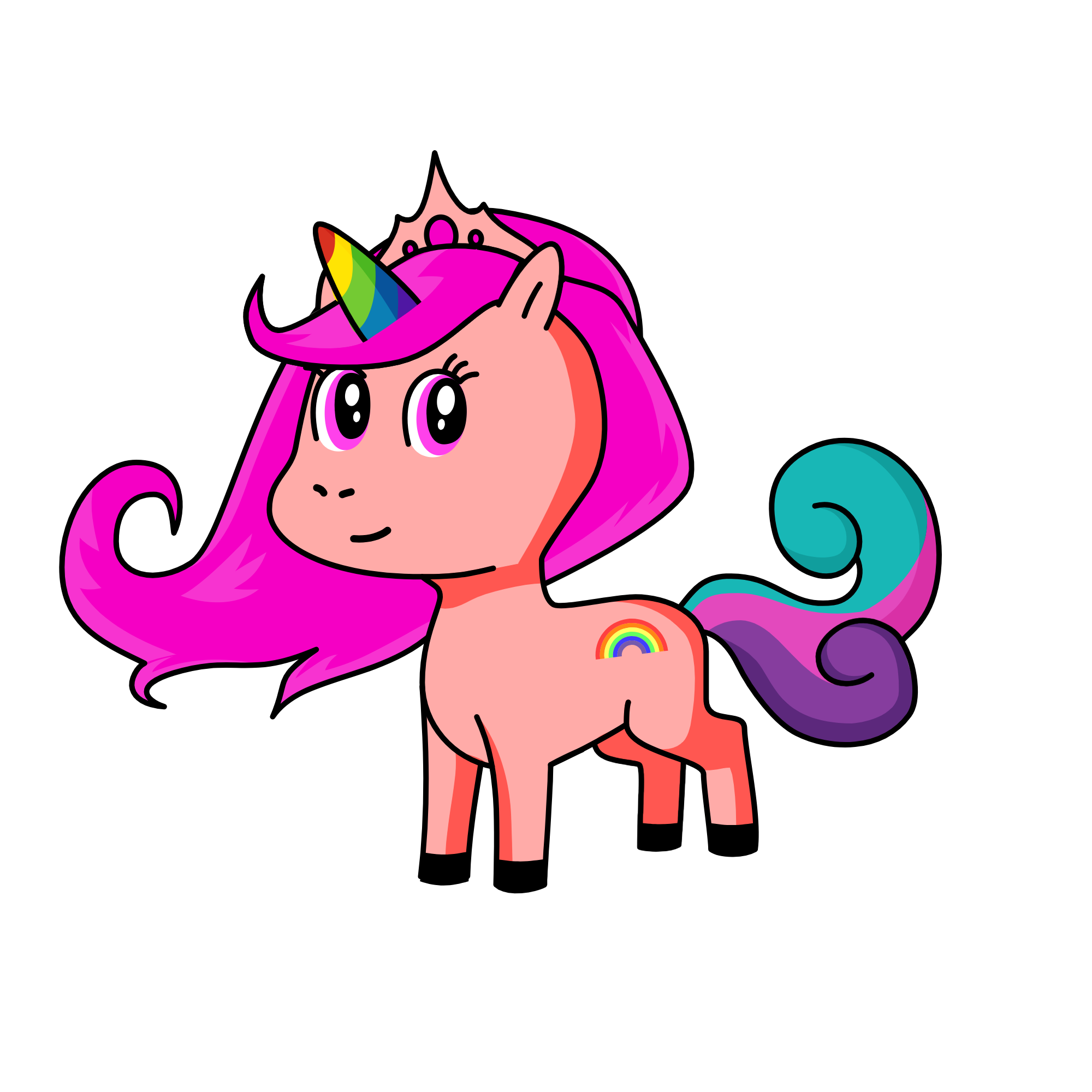 princess pinky❤️, the unicorn