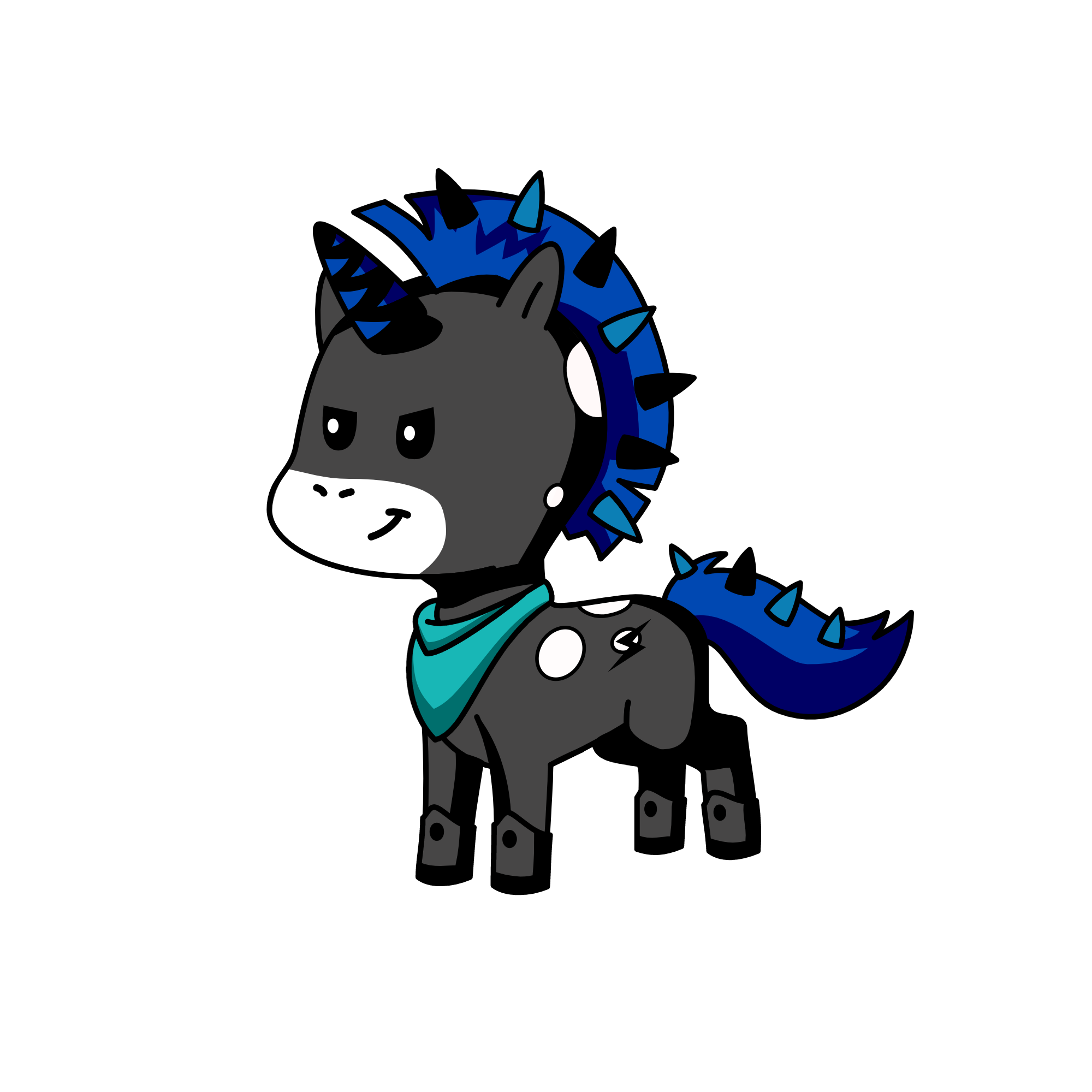 Spike, the unicorn