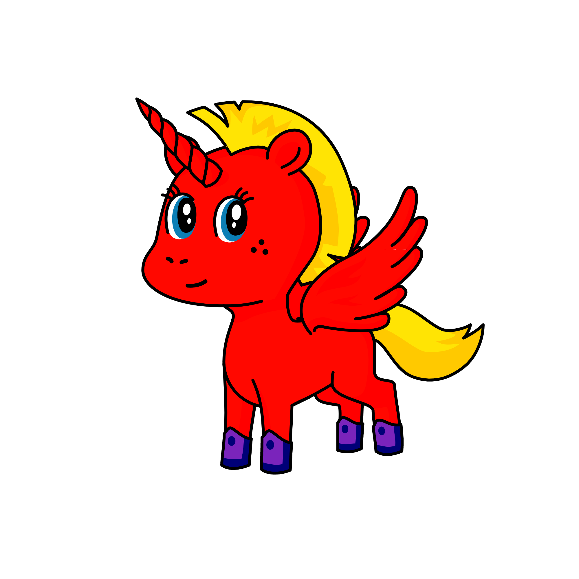 French Fries, the unicorn