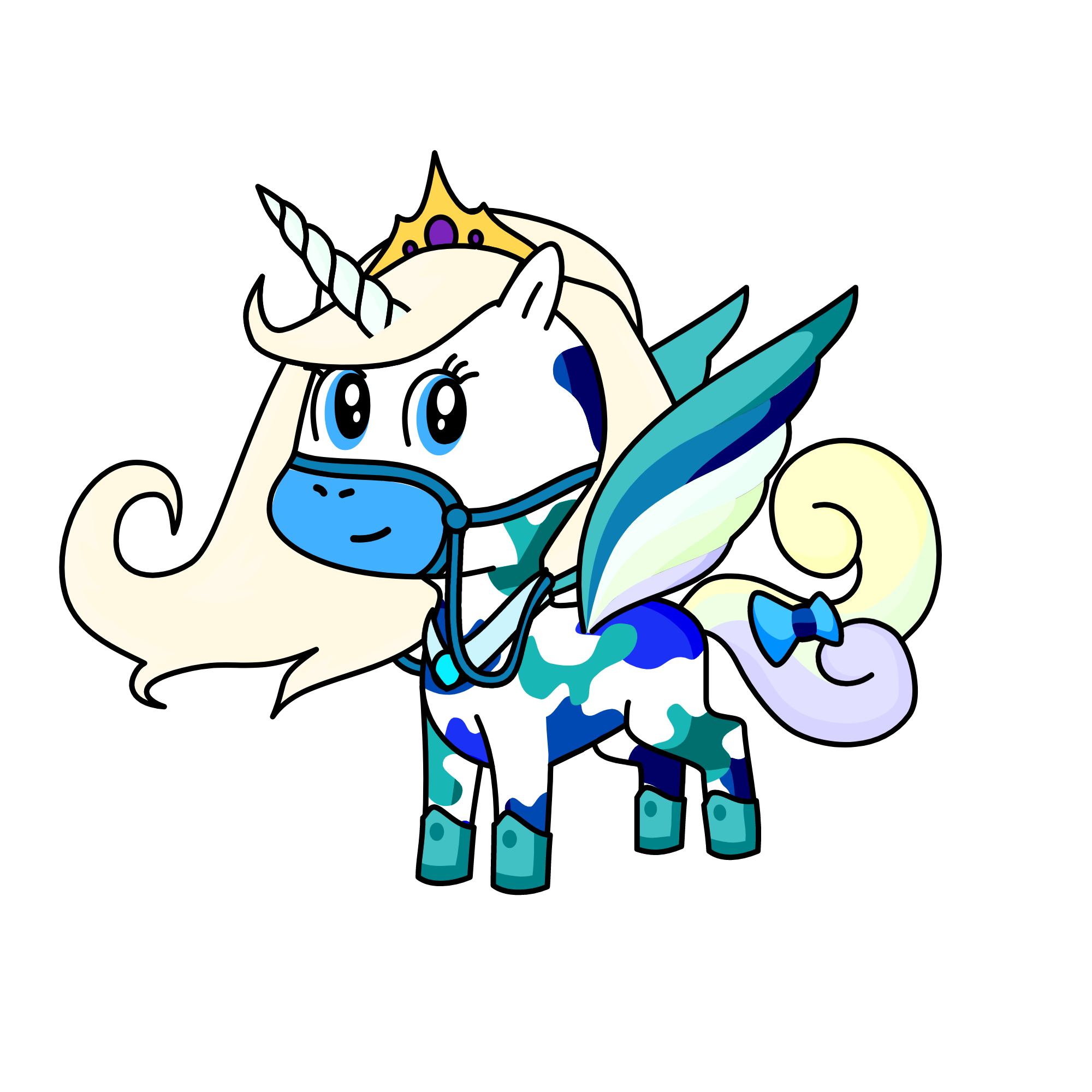 Snowball, the unicorn