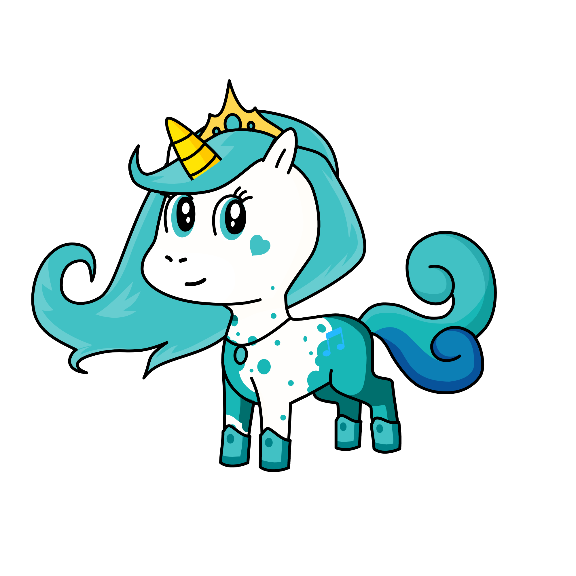 Sky, the unicorn