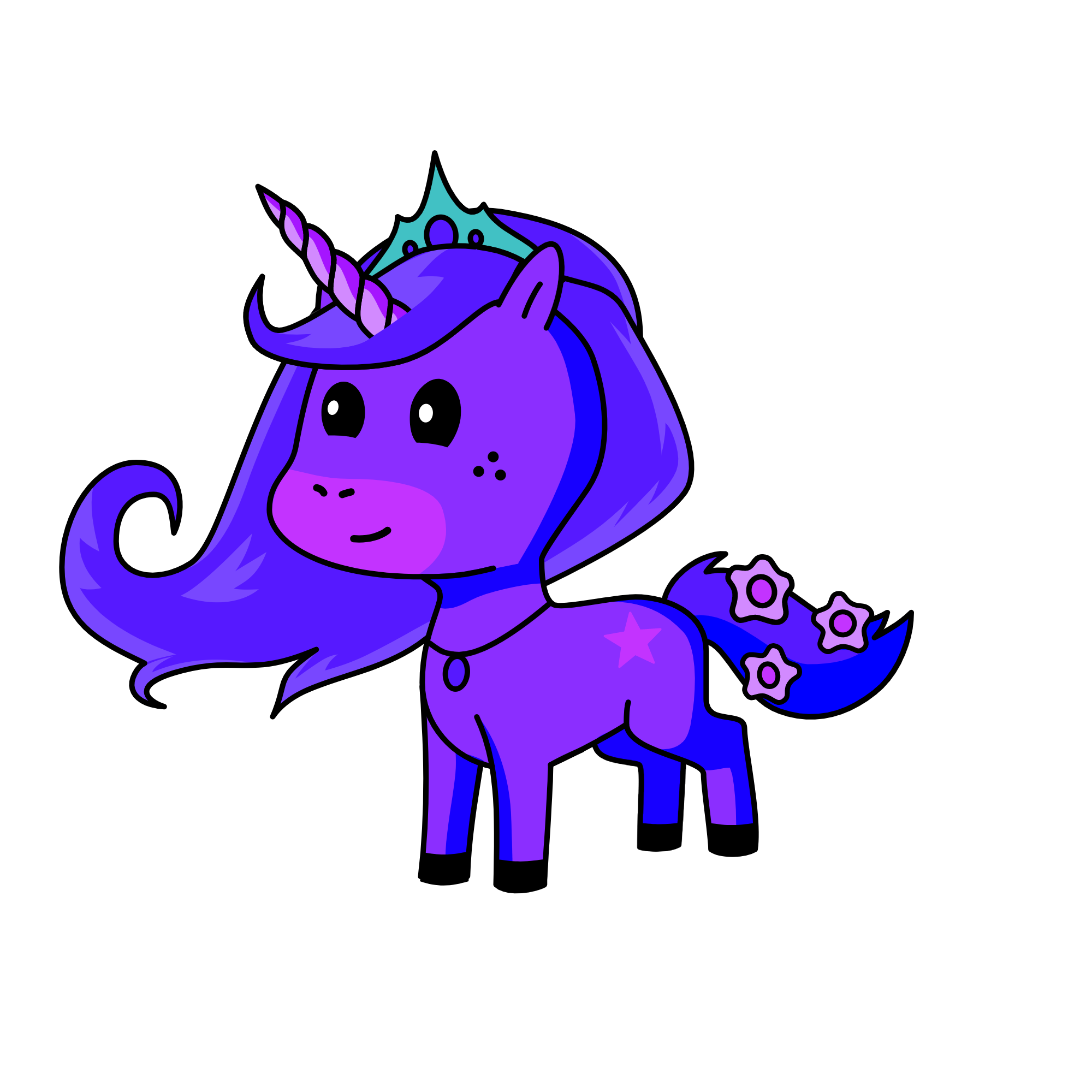 Snowy, the unicorn
