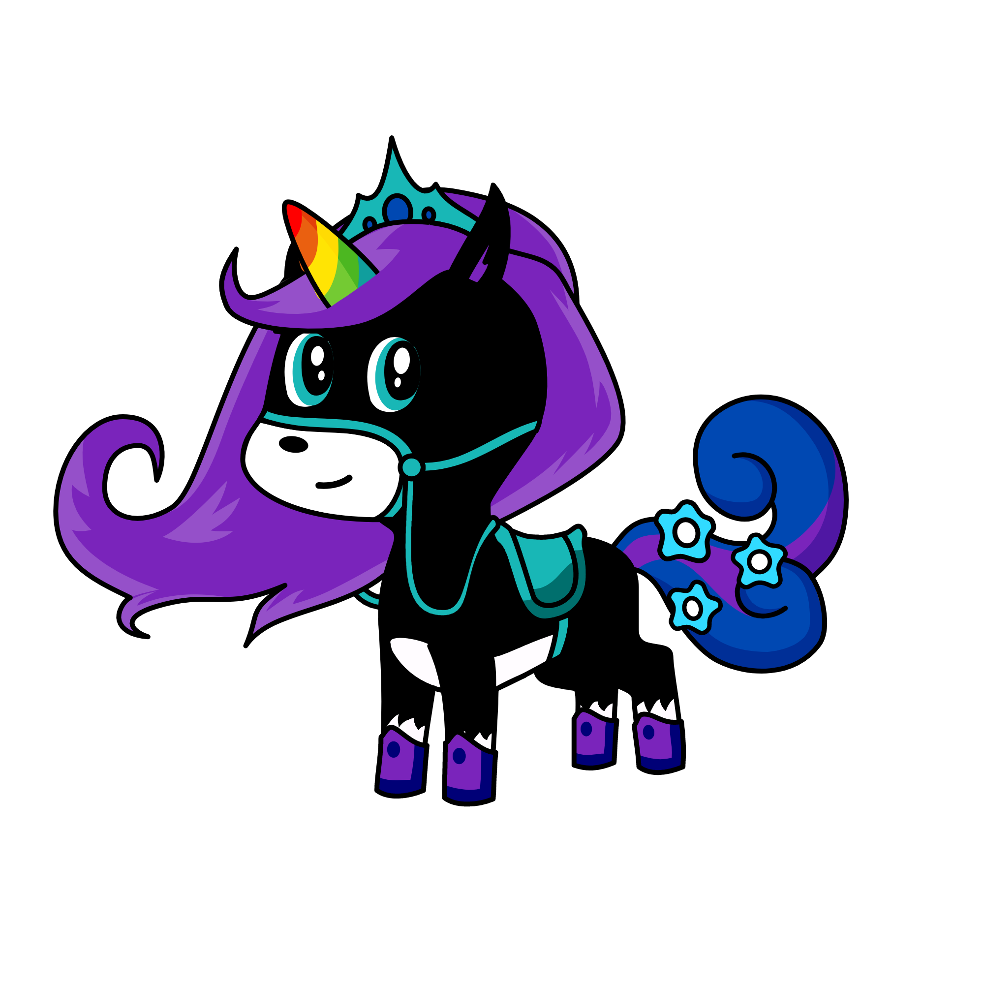 Nightshade, the unicorn